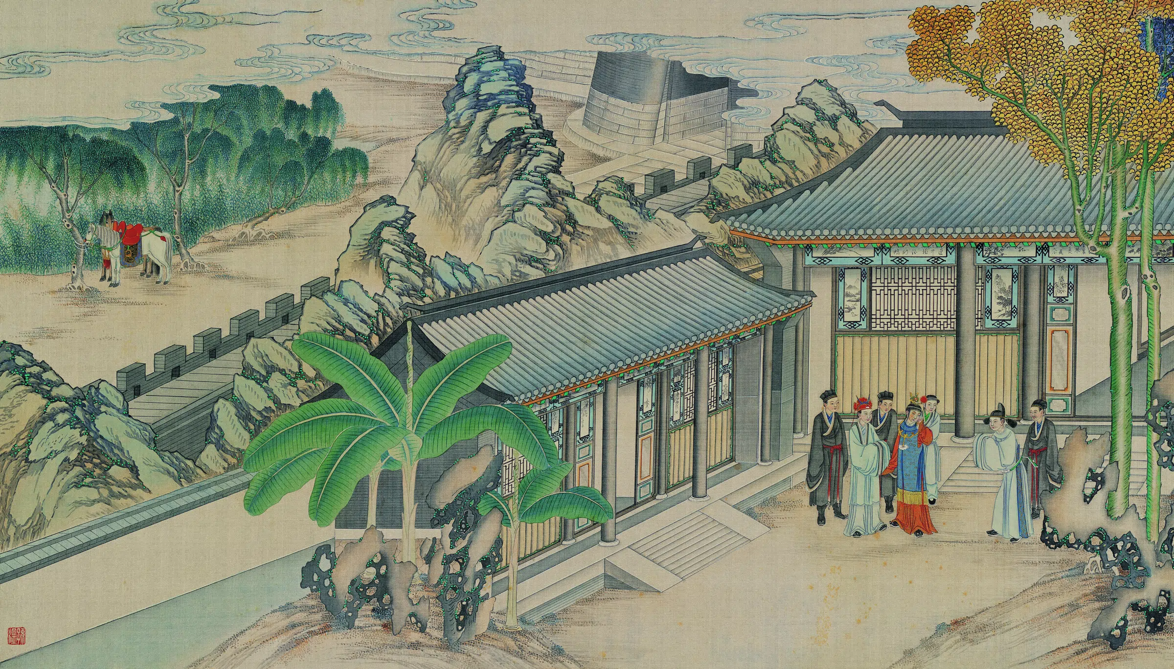 【孙温】《红楼梦图册第二版高清-46-47呆霸王调情遭苦打》 第1张 【孙温】《红楼梦图册第二版高清-46-47呆霸王调情遭苦打》 第1张