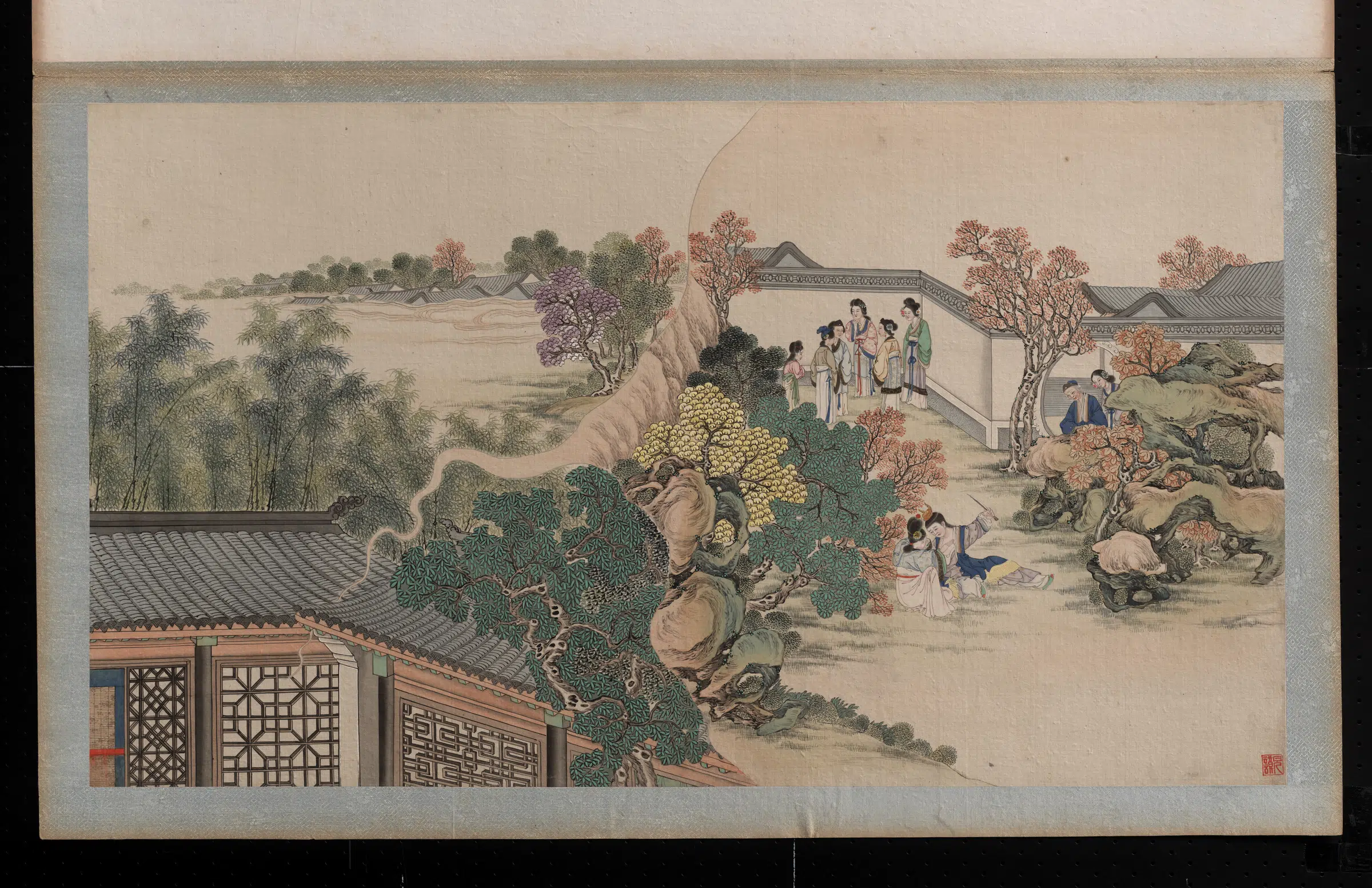 【孙温】《红楼梦画册第一版-病潇湘痴魂惊恶梦》