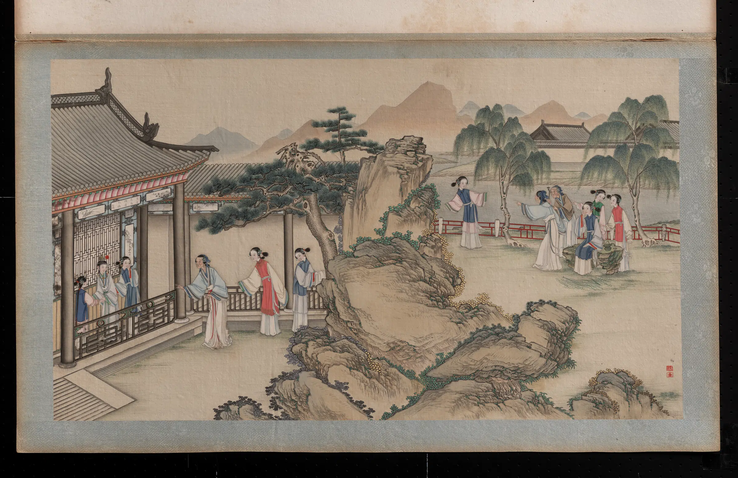 【孙温】《红楼梦画册第一版-绛云轩里召将飞福》 第1张
