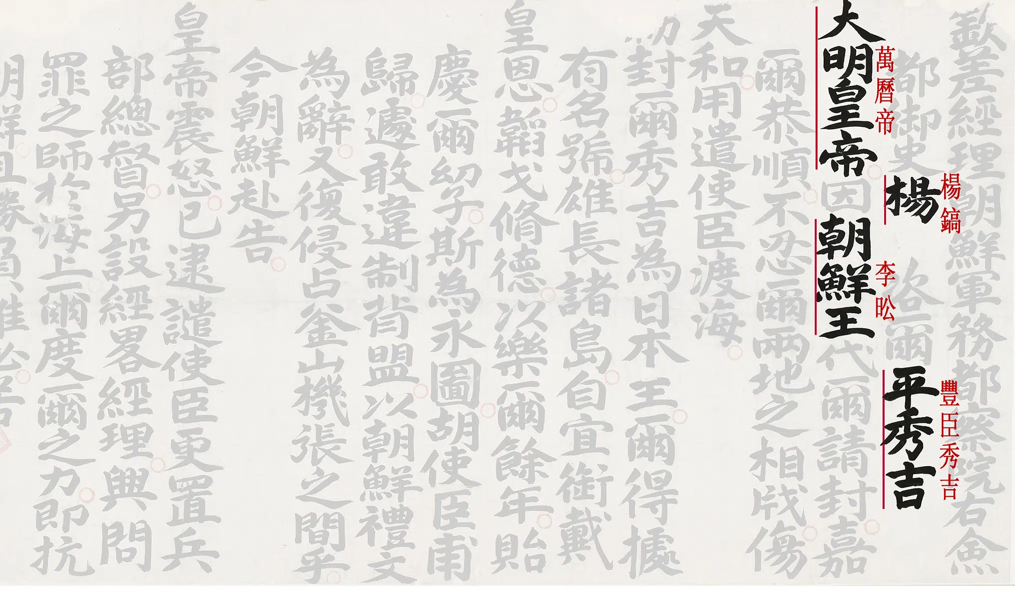 明朝【杨镐】《与丰臣秀吉书》 第6张 明朝【杨镐】《与丰臣秀吉书》 第6张