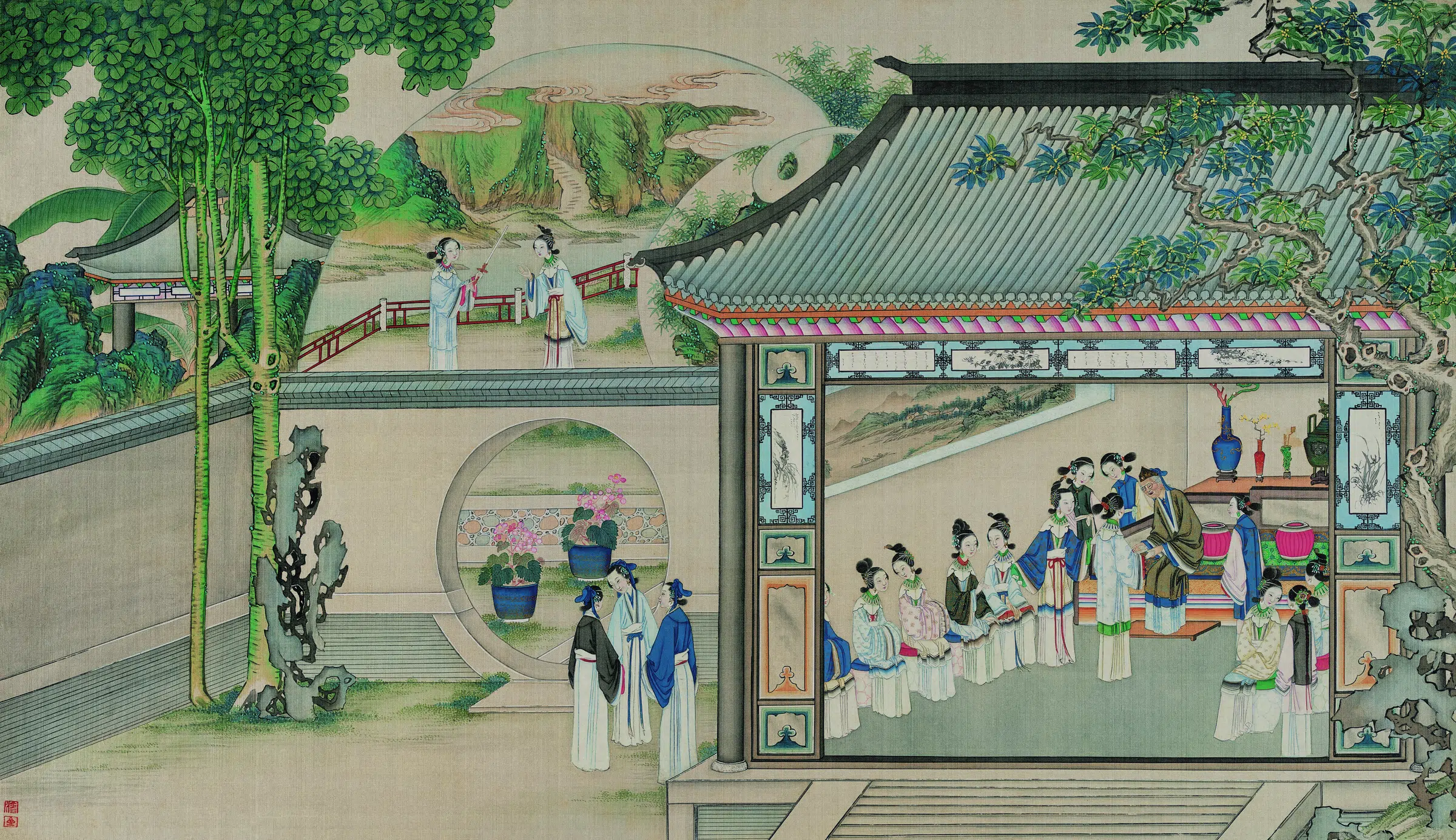 【孙温】《红楼梦图册第二版高清-68弄小巧用借剑杀人》 第1张