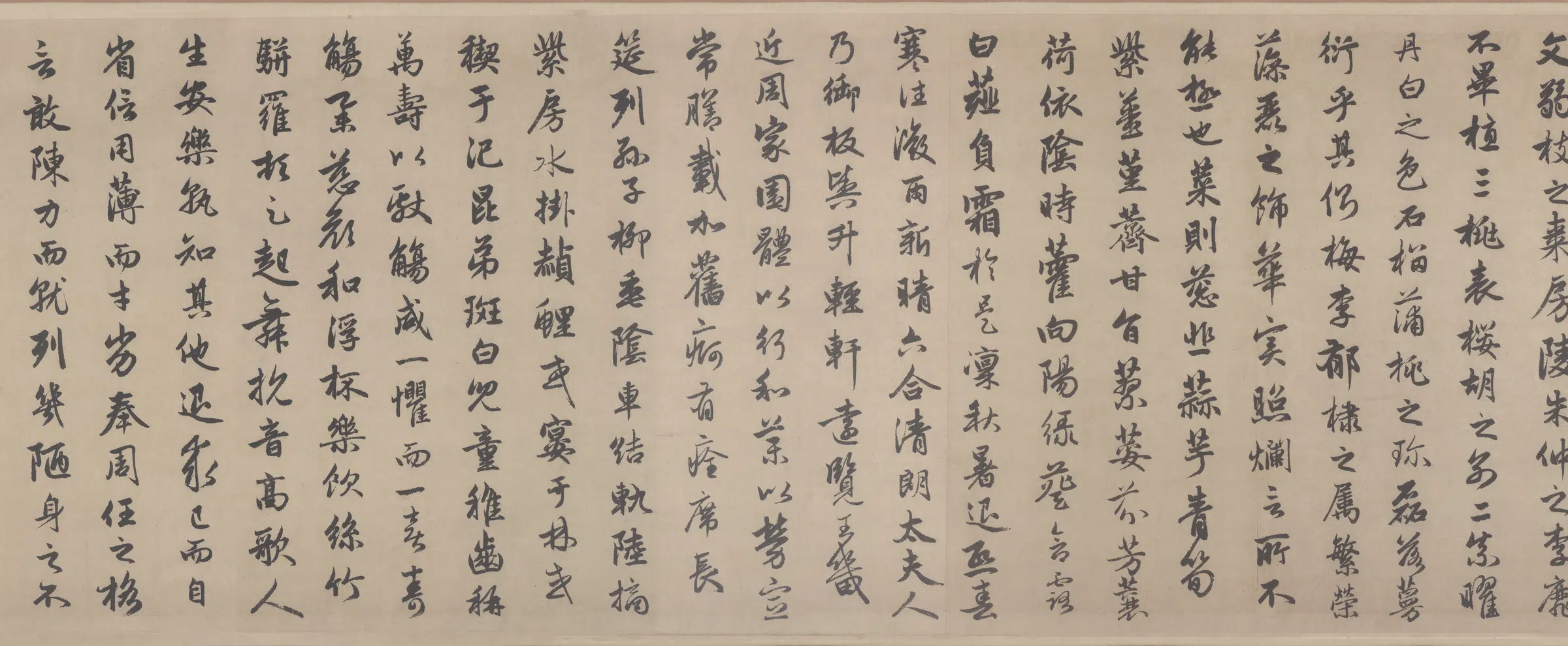 元朝【赵孟頫】《行书闲居赋卷》 第2张 元朝【赵孟頫】《行书闲居赋卷》 第2张