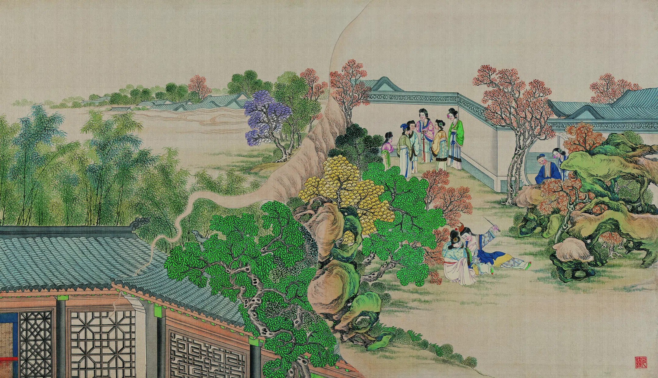 【孙温】《红楼梦图册第二版高清-82病潇湘痴魂警噩梦》 第1张