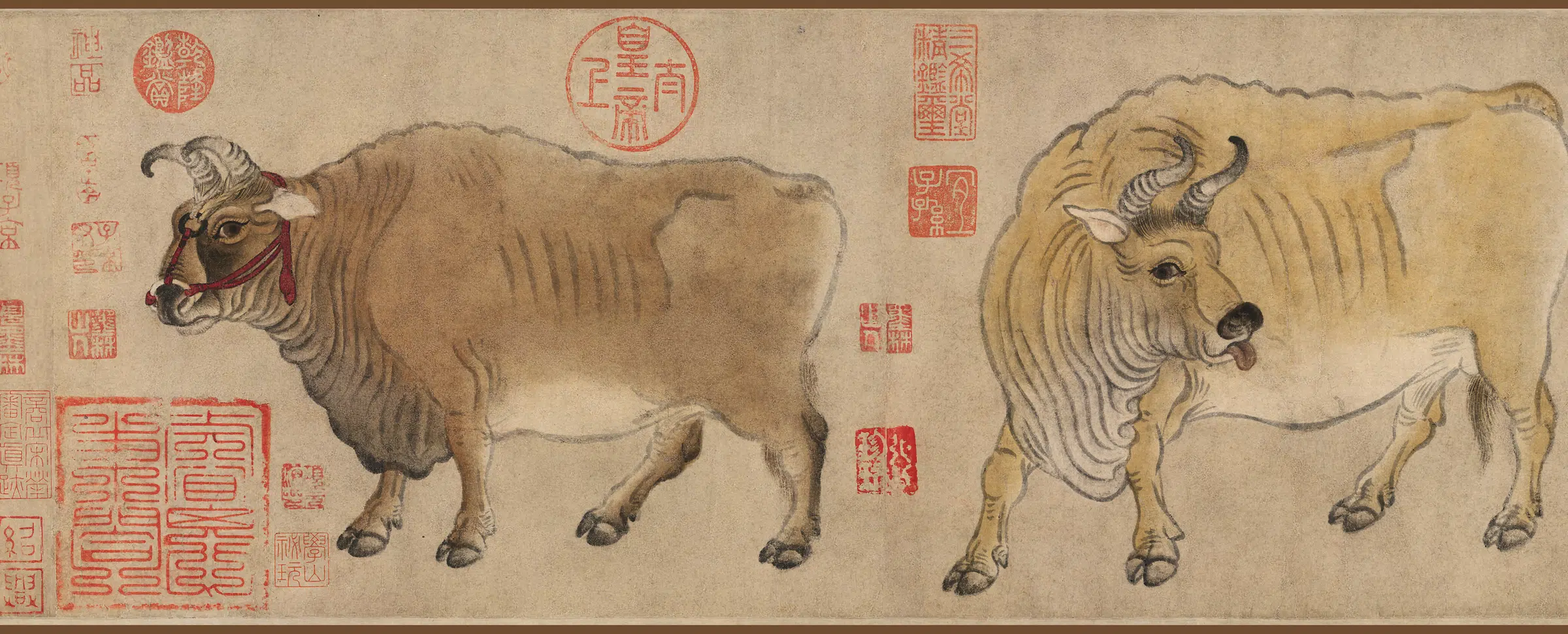唐朝【韩滉】《五牛图纸本》 第12张 唐朝【韩滉】《五牛图纸本》 第12张