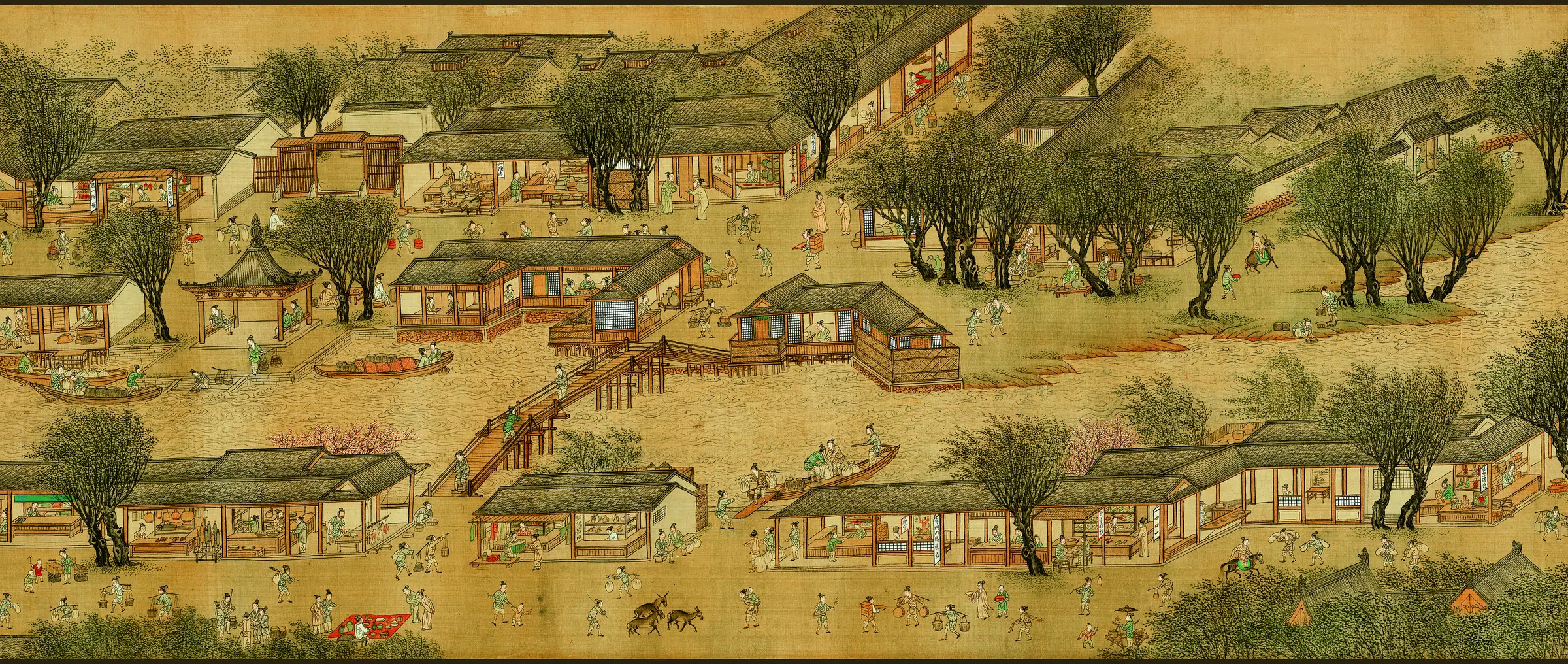 明朝【仇英】《清明上河图(全卷绢本)》 第9张 明朝【仇英】《清明上河图(全卷绢本)》 第9张
