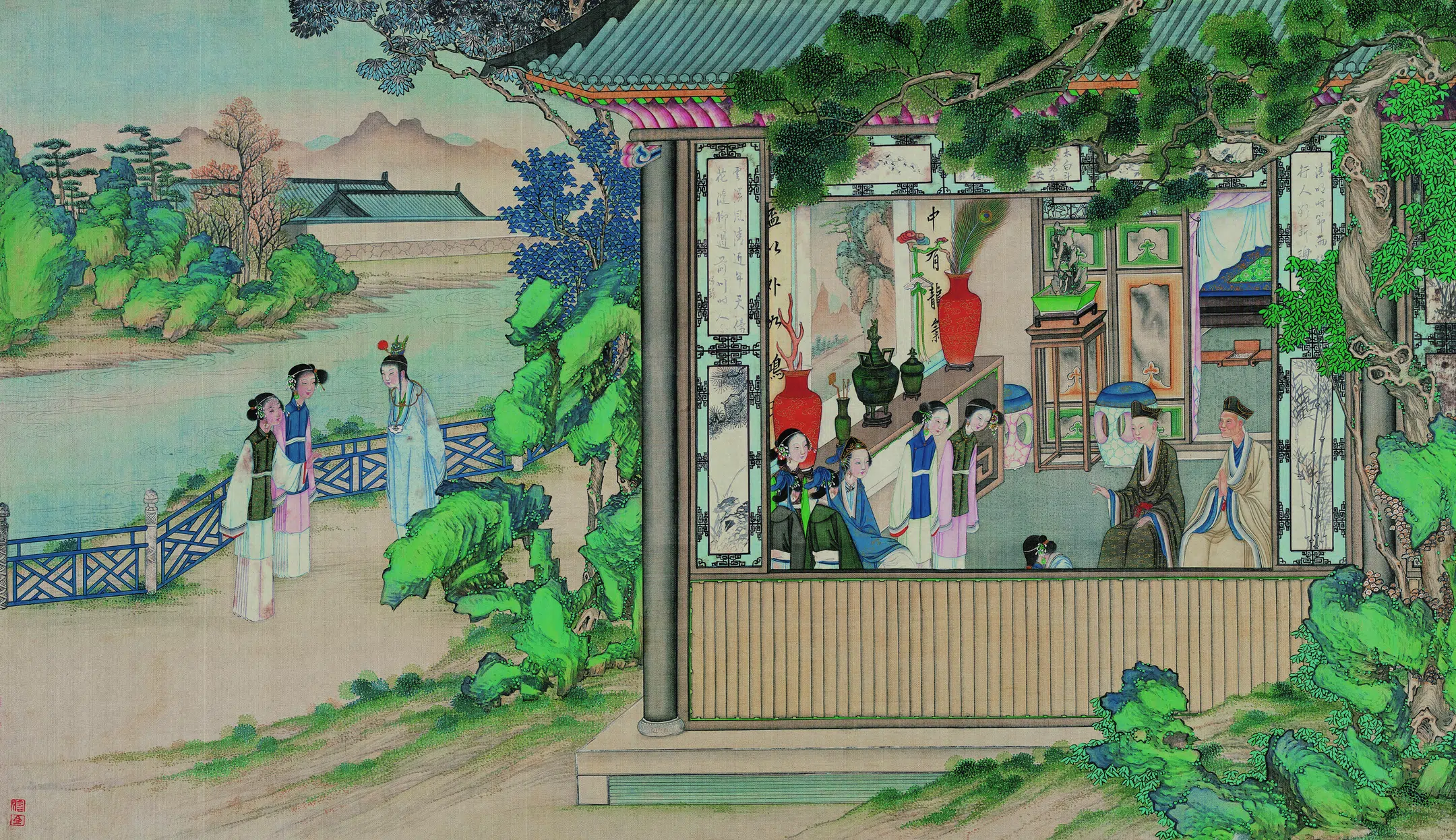 【孙温】《红楼梦图册第二版高清-77-78美优伶斩情归水月》 第1张