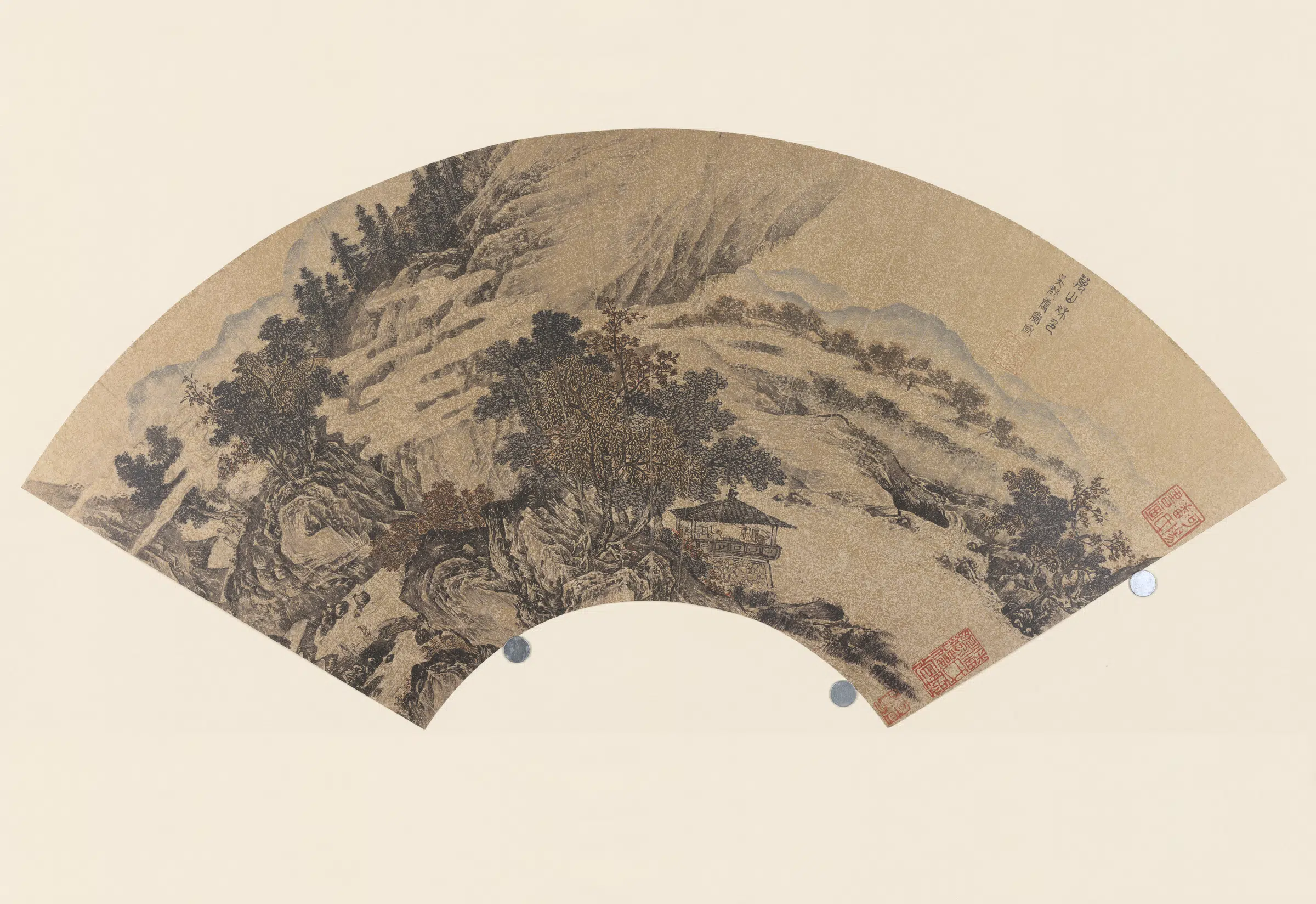 明朝【唐寅】《扇面画选》 第2张
