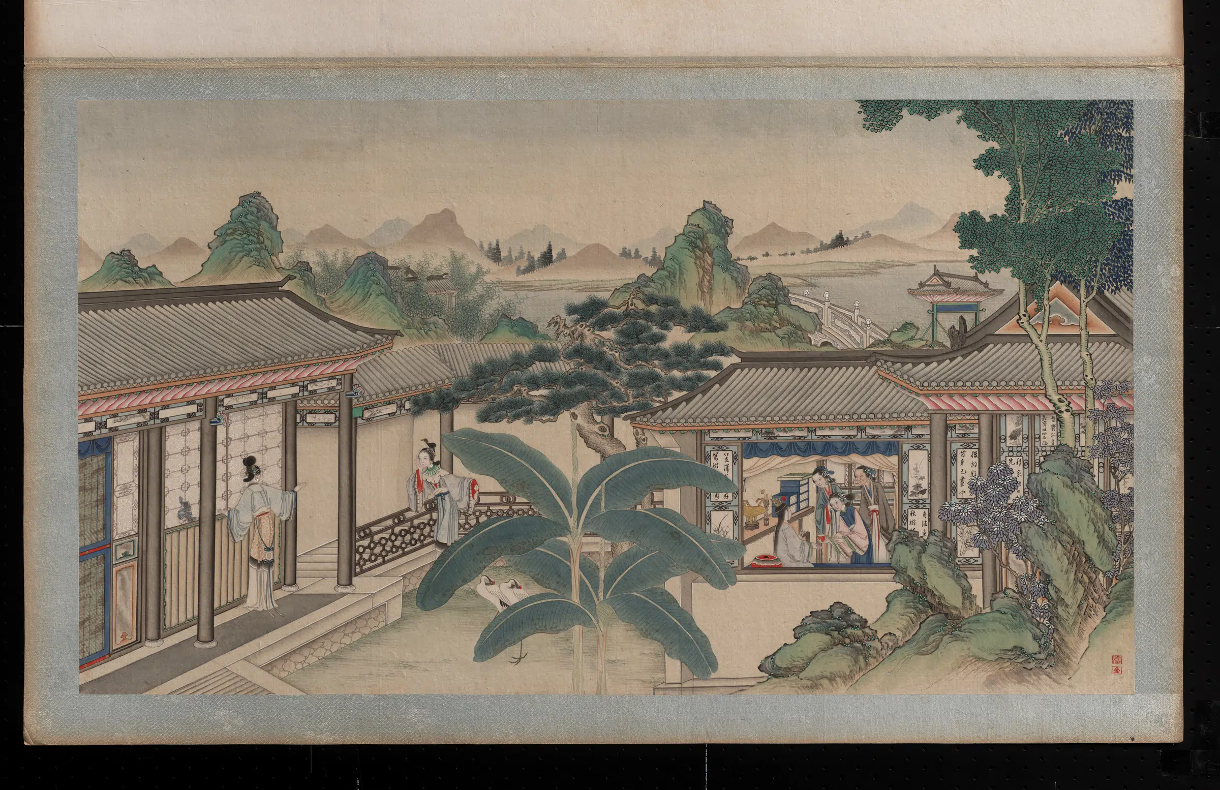 【孙温】《红楼梦画册第一版-35白玉钏亲尝莲叶羹》 第1张 【孙温】《红楼梦画册第一版-35白玉钏亲尝莲叶羹》 第1张