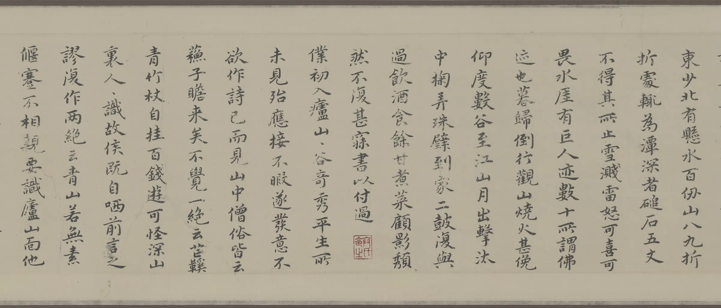 明朝【祝允明】《书东坡游记小楷全卷纸本》 第11张