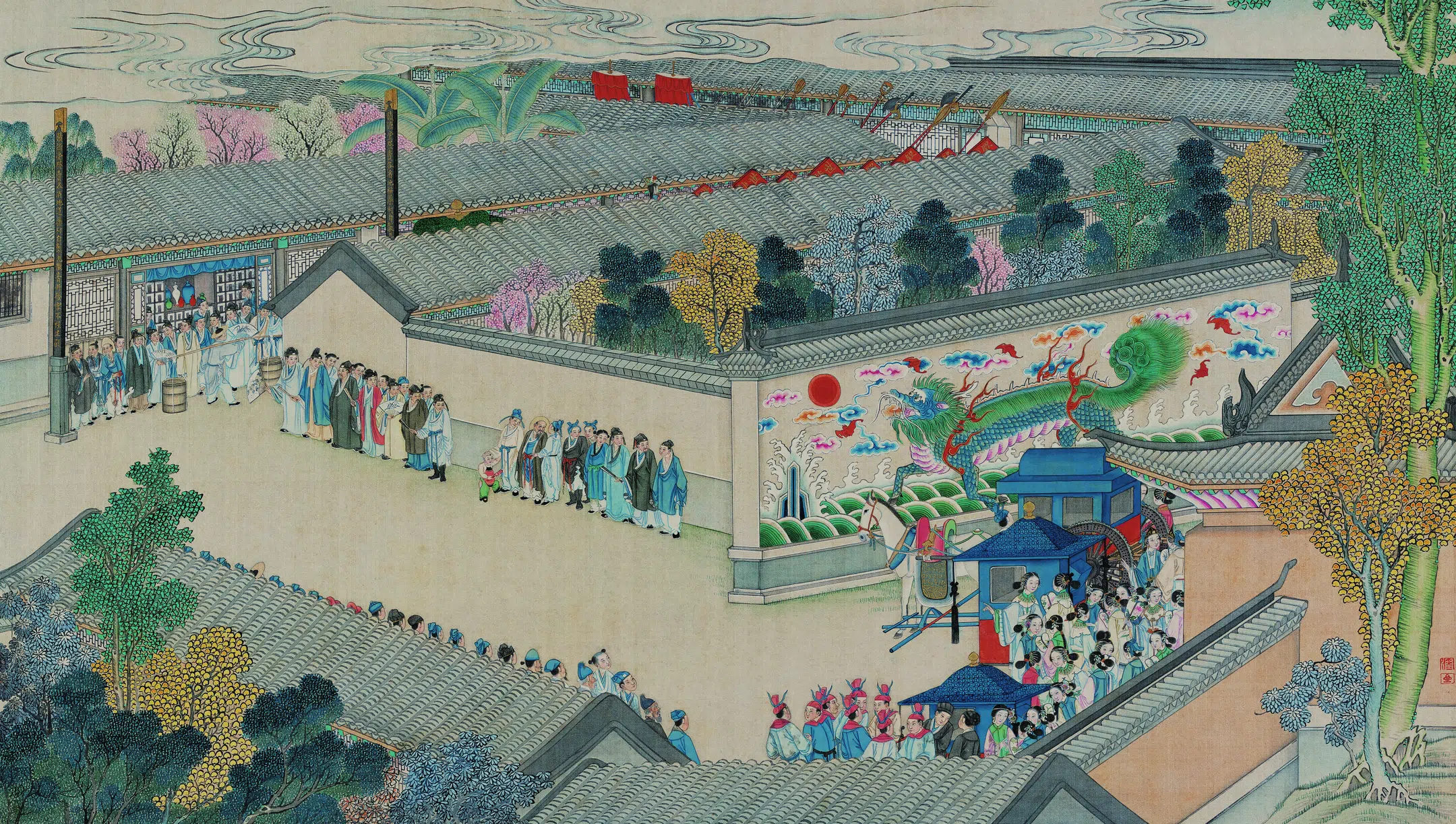 【孙温】《红楼梦图册第二版高清-29家母亲拈香清虚观》 第1张