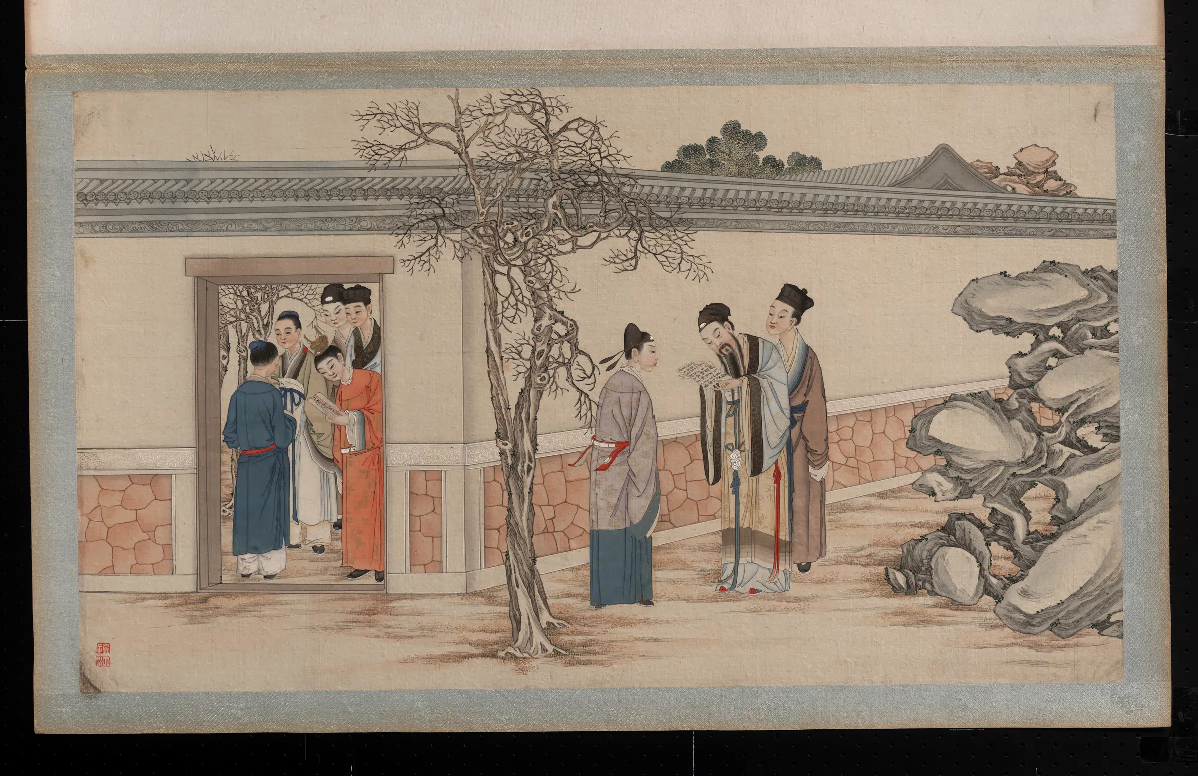 【孙温】《红楼梦画册第一版-水月庵掀翻风月案》 第1张