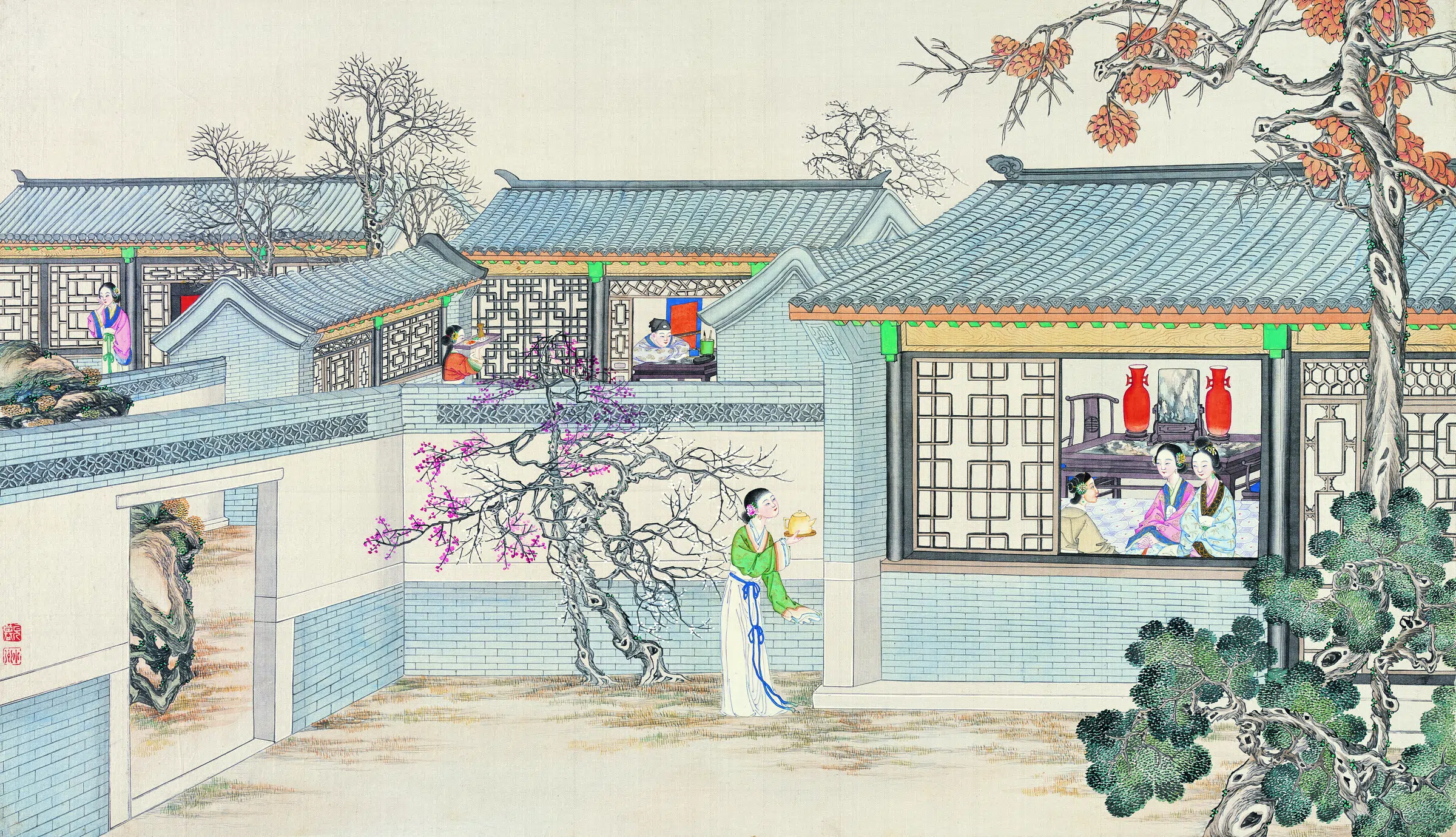 【孙温】《红楼梦画册第三版-(154)》 第1张 【孙温】《红楼梦画册第三版-(154)》 第1张
