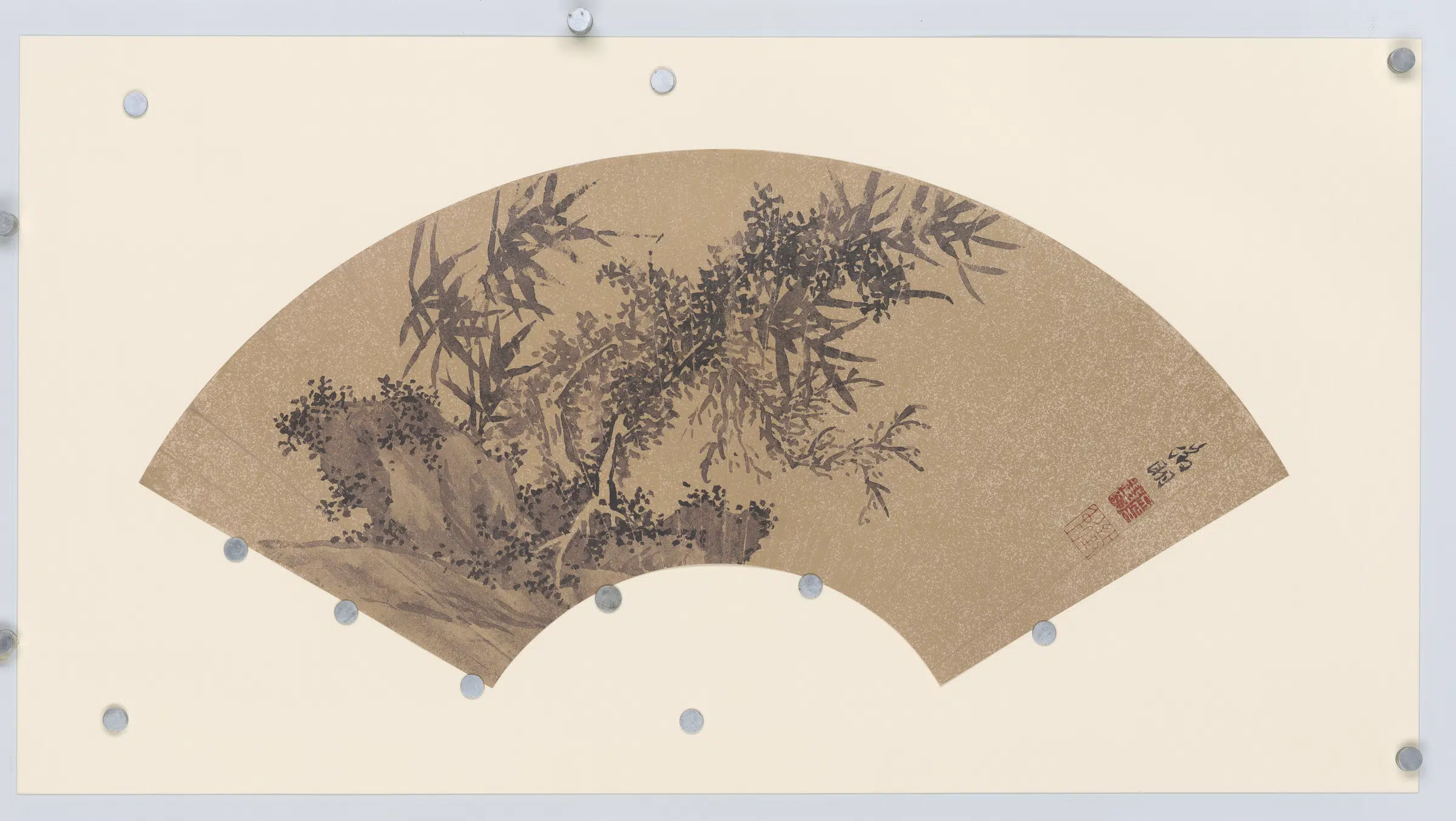 明朝【文徵明】《便面画扇面选集》 第4张 明朝【文徵明】《便面画扇面选集》 第4张
