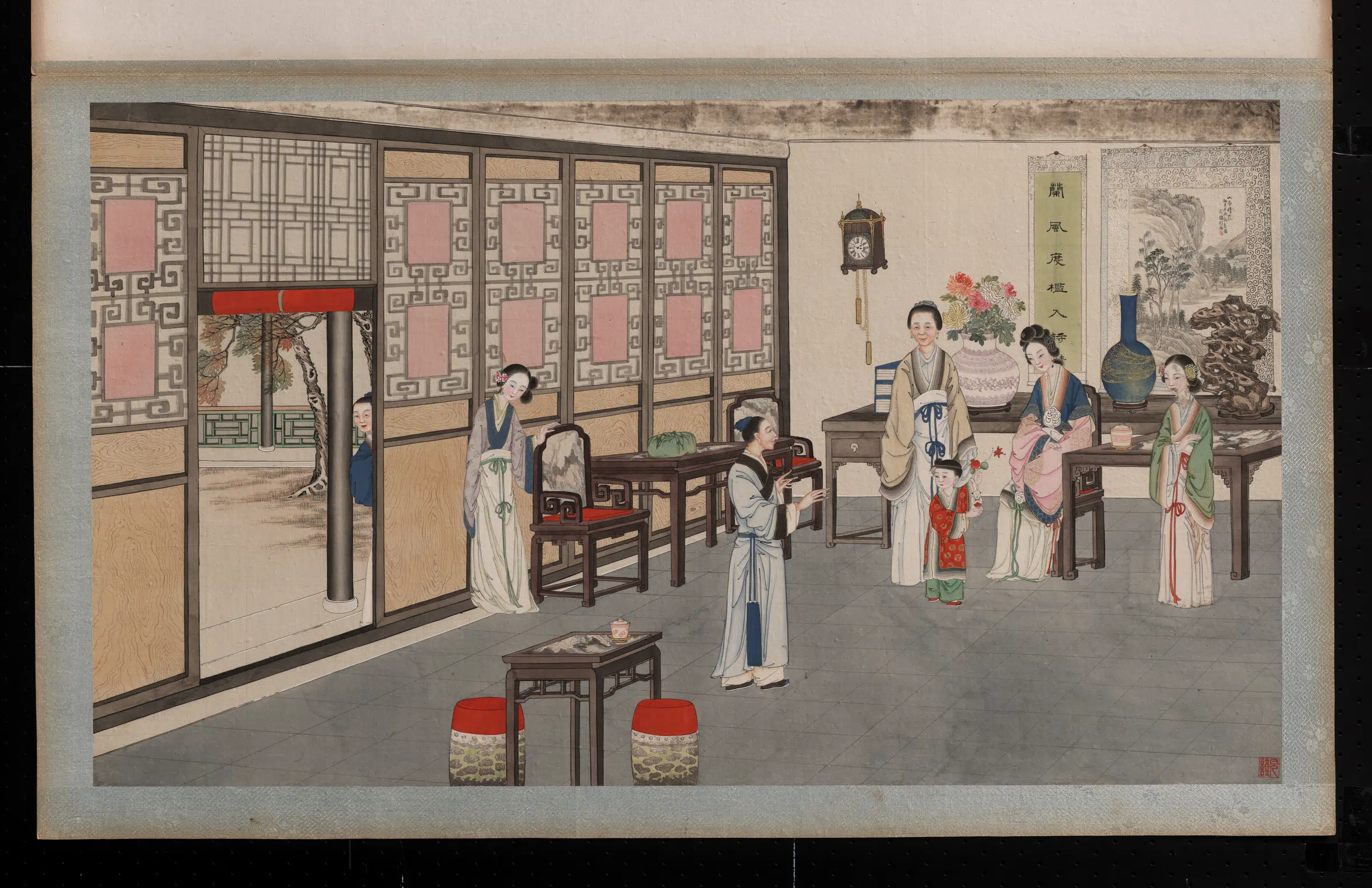【孙温】《红楼梦画册第一版-贾芸送礼请凤姐差》 第1张 【孙温】《红楼梦画册第一版-贾芸送礼请凤姐差》 第1张