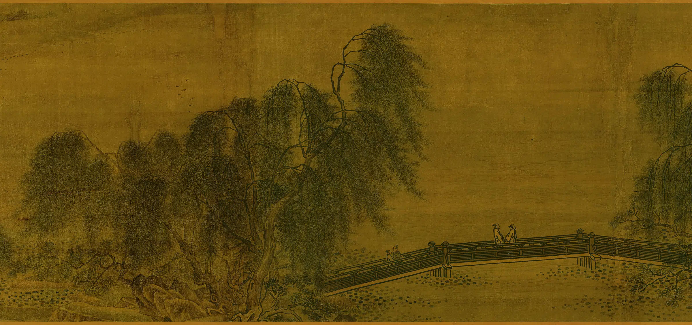宋朝【马麟】《荷香清夏图(绢本)》 第4张