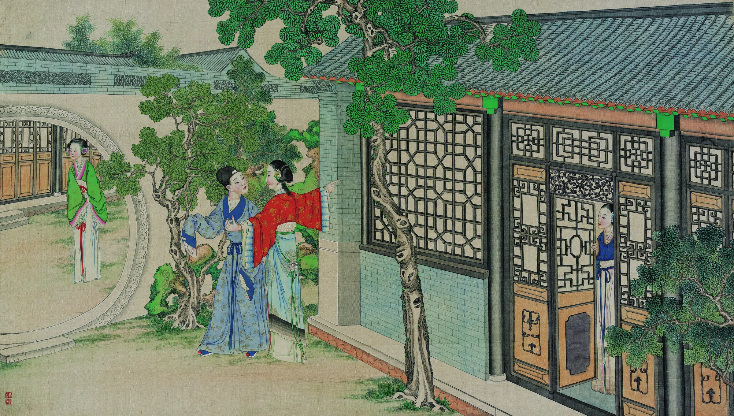 【孙温】《红楼梦图册第二版高清-99-100破好事香菱结深恨》 第1张