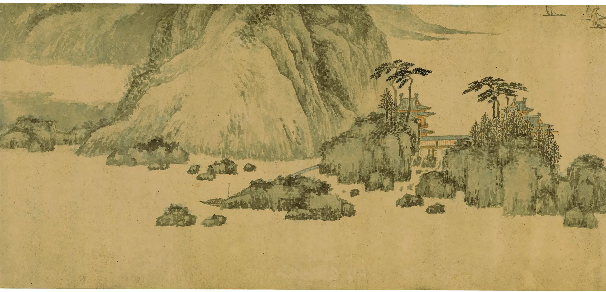 明朝【张复】《溪山过雨图卷》 第2张 明朝【张复】《溪山过雨图卷》 第2张