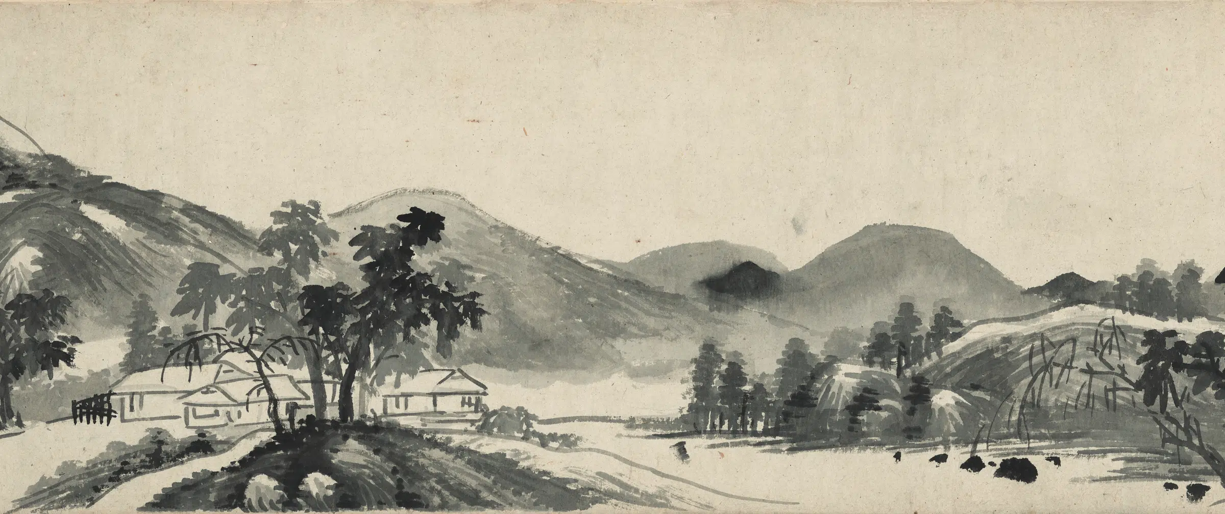 明朝【李流芳】《山水手卷纸本》 第4张