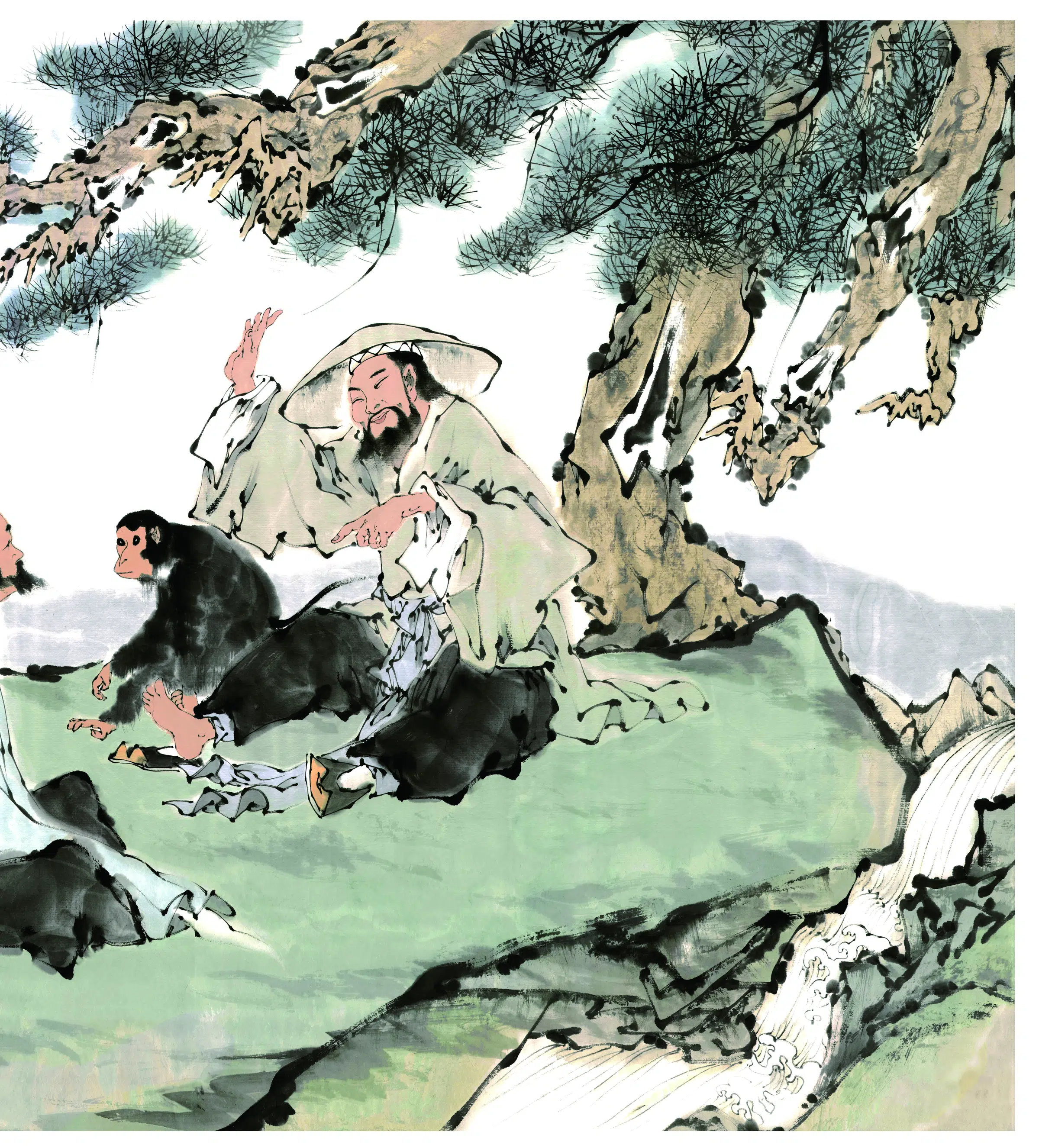 近现代【范曾】《精奇古怪雅集图-2》