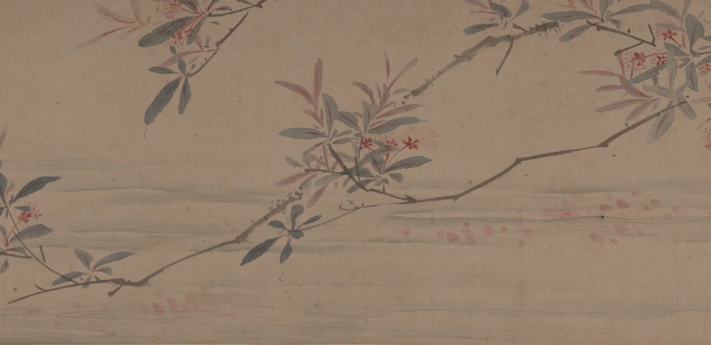 【唐寅】《落花诗花卉图卷》 第2张 【唐寅】《落花诗花卉图卷》 第2张
