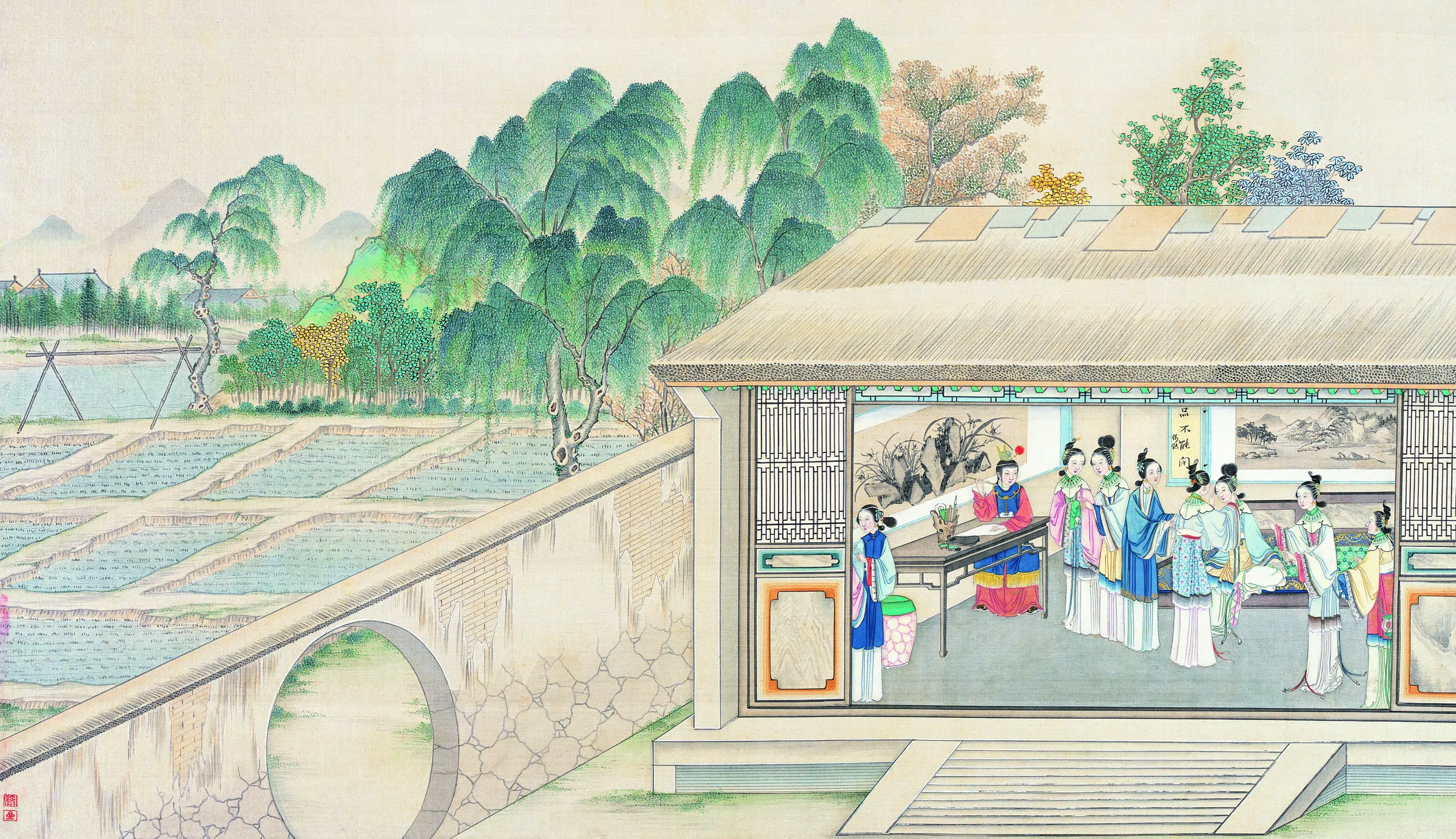 【孙温】《红楼梦画册第三版-(12)》 第1张