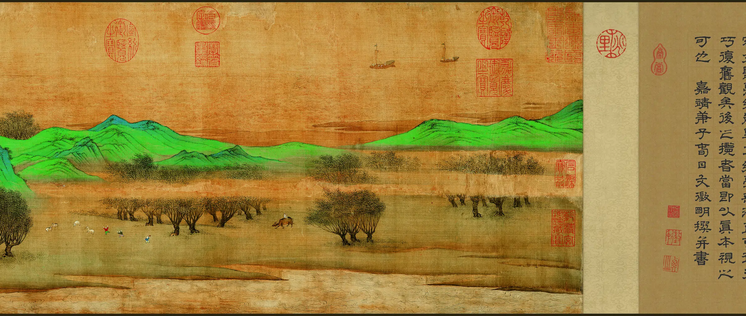 明朝【仇英】《清明上河图(全卷绢本)》 第6张 明朝【仇英】《清明上河图(全卷绢本)》 第6张