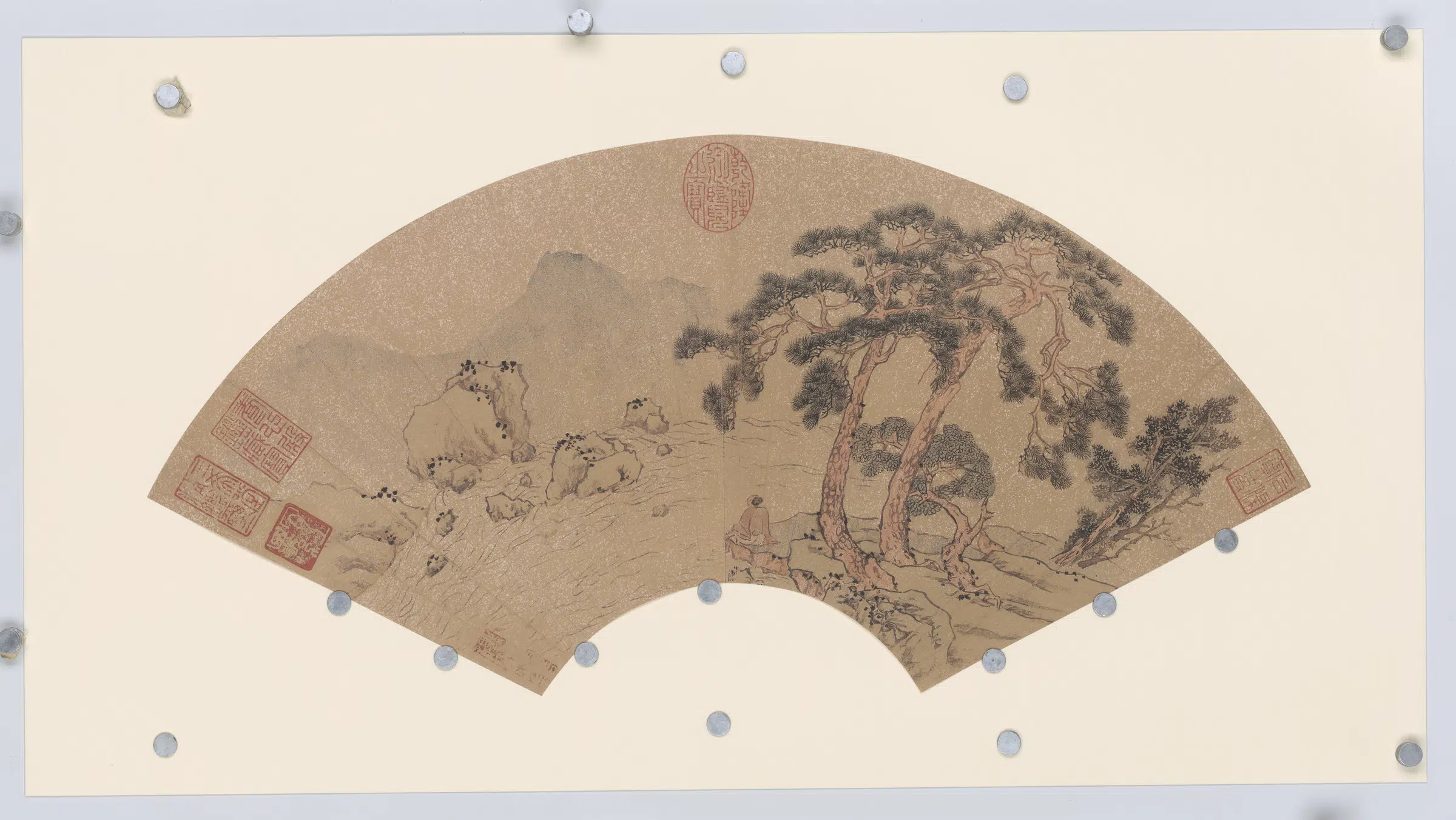 明朝【文徵明】《便面画扇面选集》 第12张 明朝【文徵明】《便面画扇面选集》 第12张