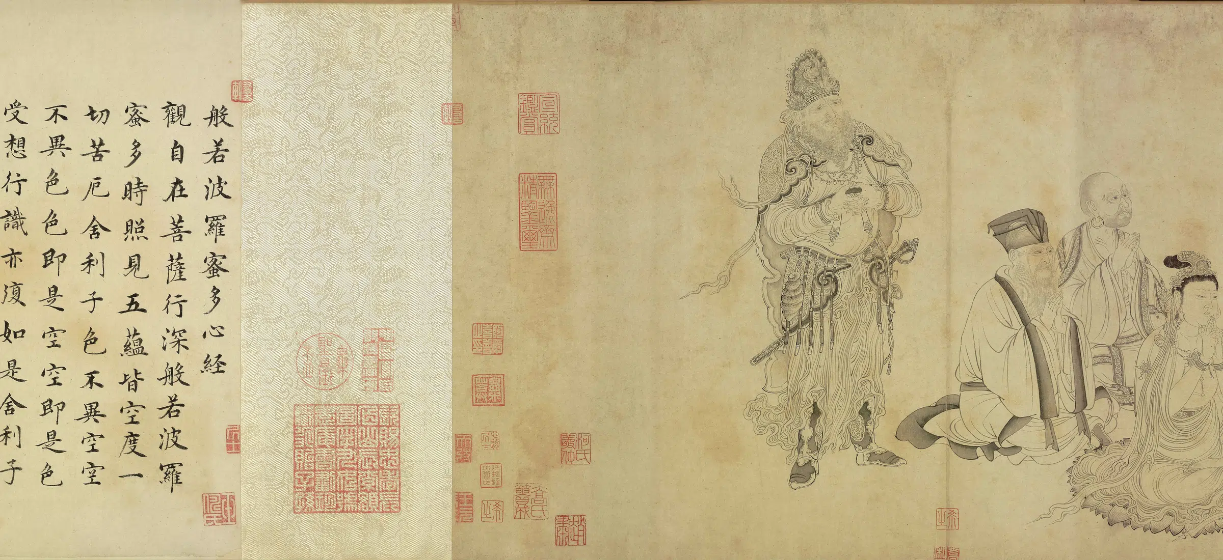 北宋【李公麟】《维摩演教图(全卷)纸本》 第4张 北宋【李公麟】《维摩演教图(全卷)纸本》 第4张