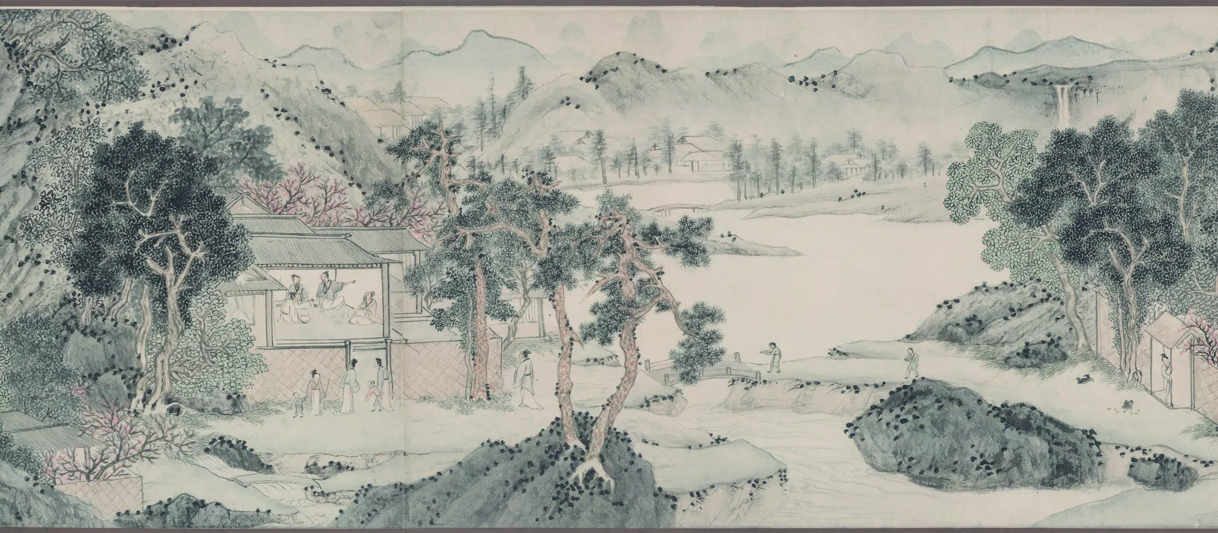 明朝【文徵明】《桃源问津图(全卷)纸本》 第6张 明朝【文徵明】《桃源问津图(全卷)纸本》 第6张