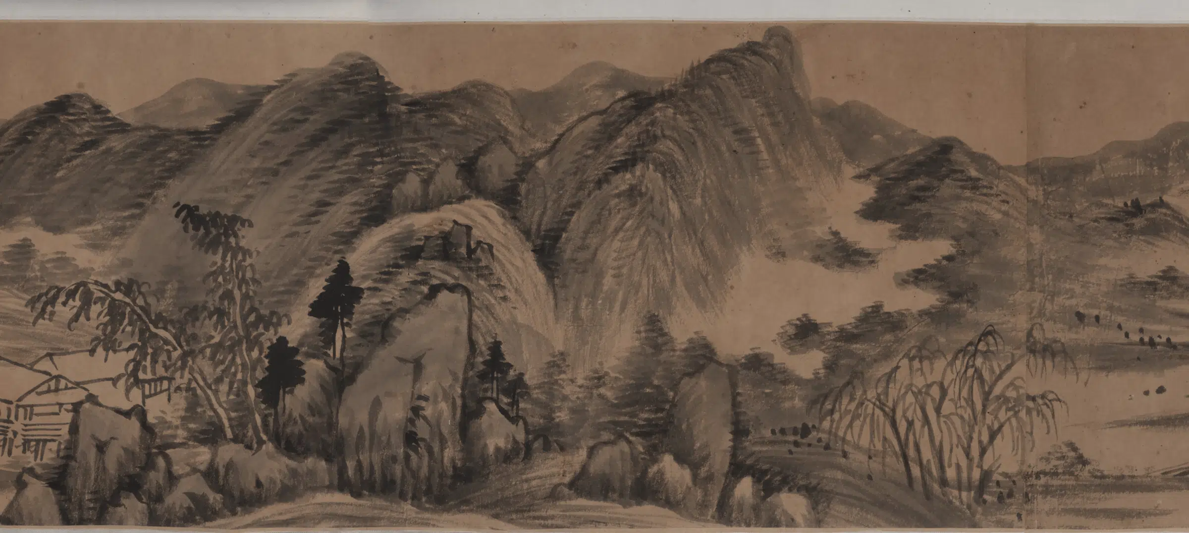 【王鉴】《仿米氏春山图》 第4张
