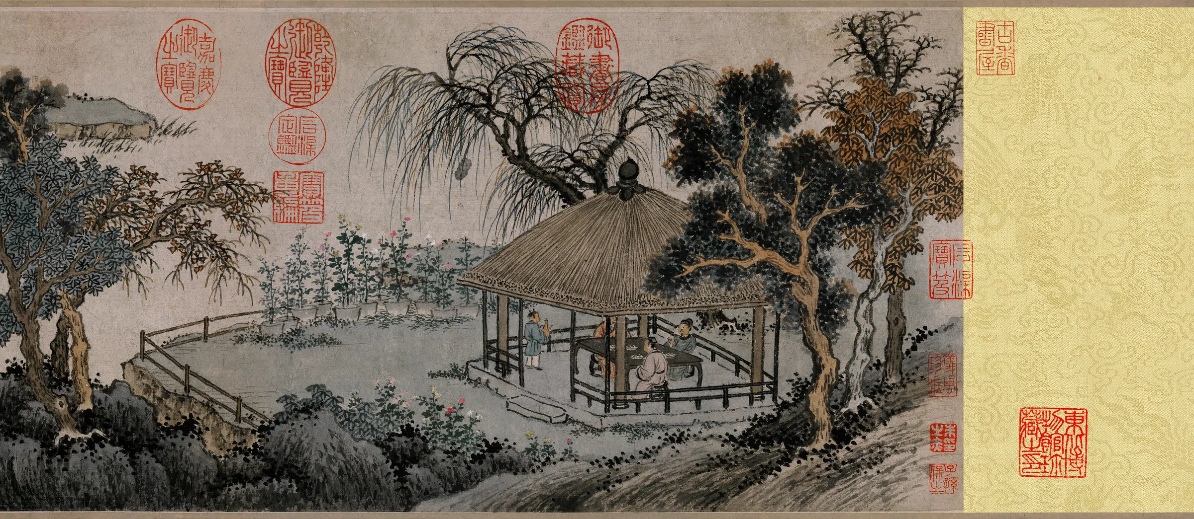 明朝【沈周】《盆菊图纸本》 第6张 明朝【沈周】《盆菊图纸本》 第6张
