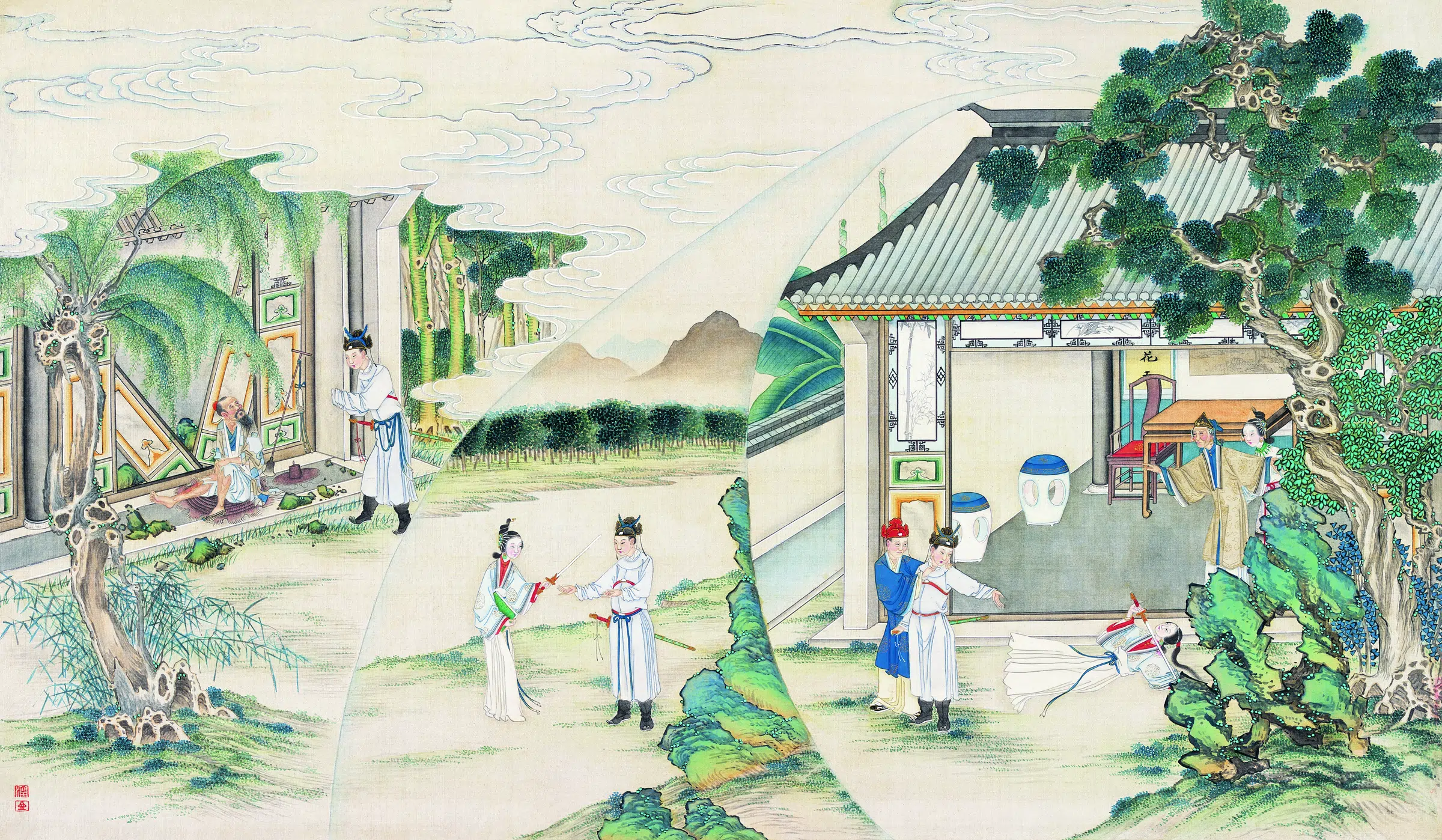 【孙温】《红楼梦画册第三版-(86)》 第1张