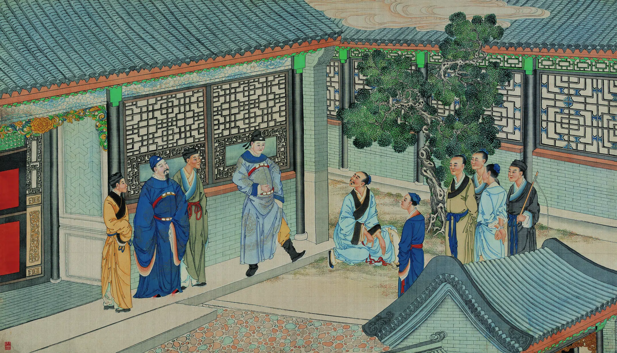 【孙温】《红楼梦图册第二版高清-88正家法贾珍鞭悍仆》 第1张 【孙温】《红楼梦图册第二版高清-88正家法贾珍鞭悍仆》 第1张
