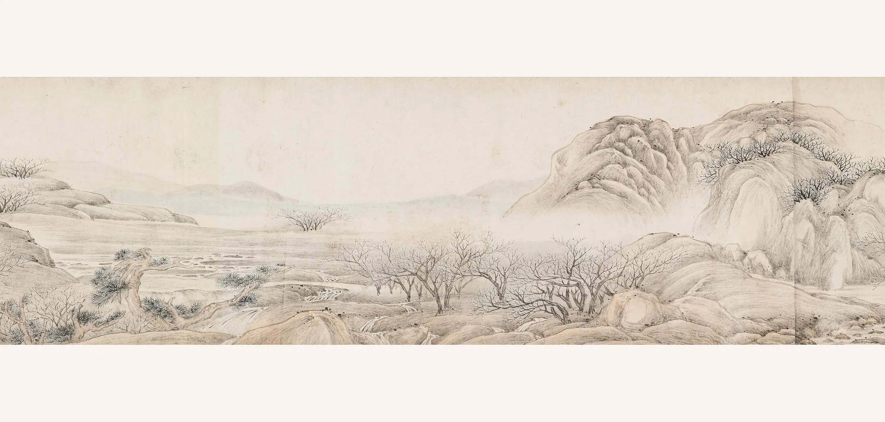 清代【叶欣】《早春赏梅图卷》 第3张 清代【叶欣】《早春赏梅图卷》 第3张
