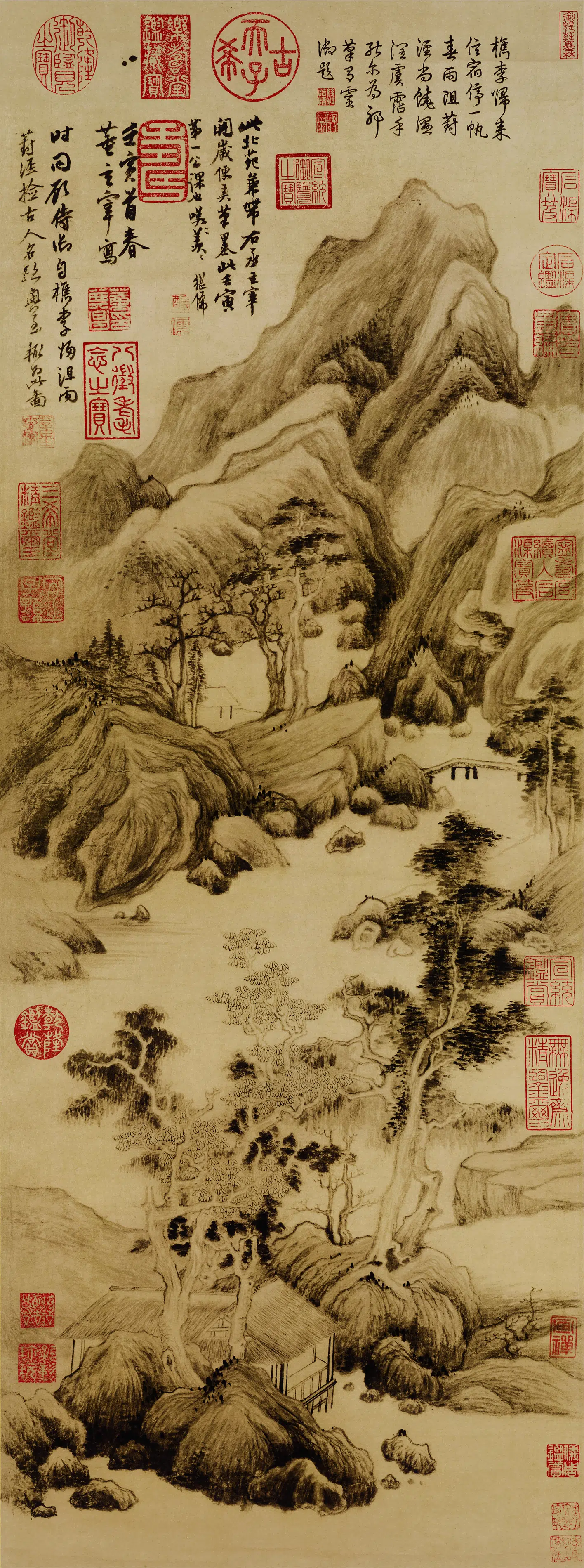 明朝【董其昌】《葑泾仿古图》