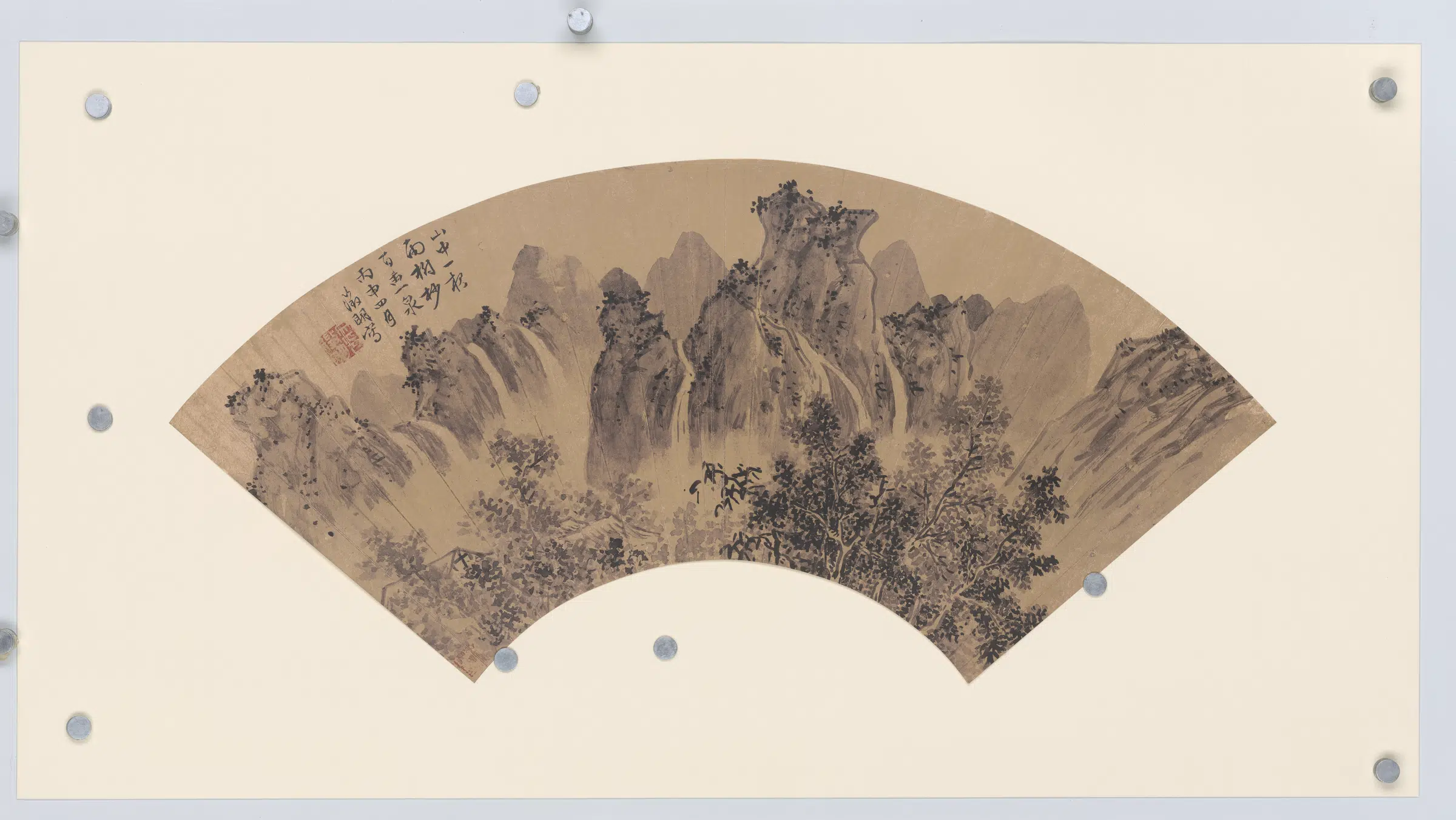明朝【文徵明】《便面画扇面选集》 第2张 明朝【文徵明】《便面画扇面选集》 第2张