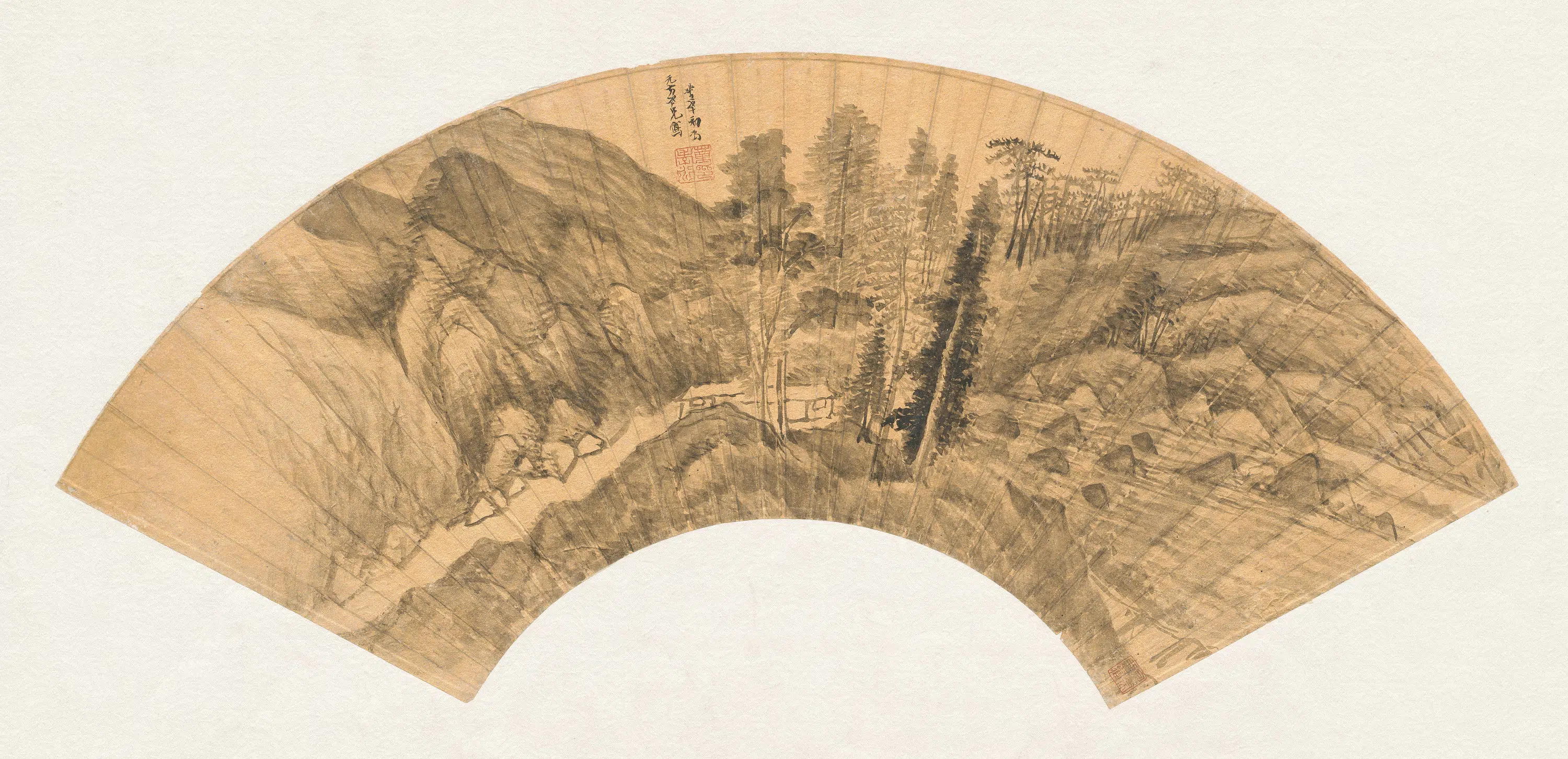 明朝【董孝初】《溪岸闲居》