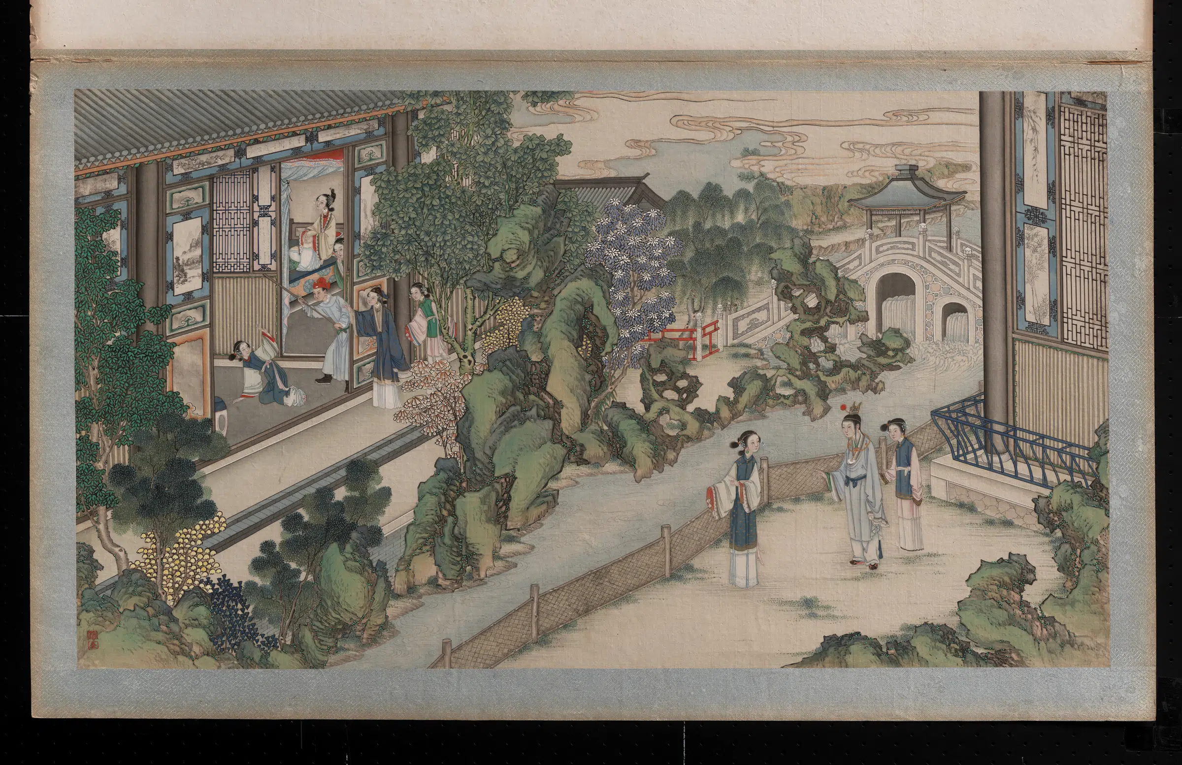 【孙温】《红楼梦画册第一版-美香菱屈受贪夫棍》 第1张