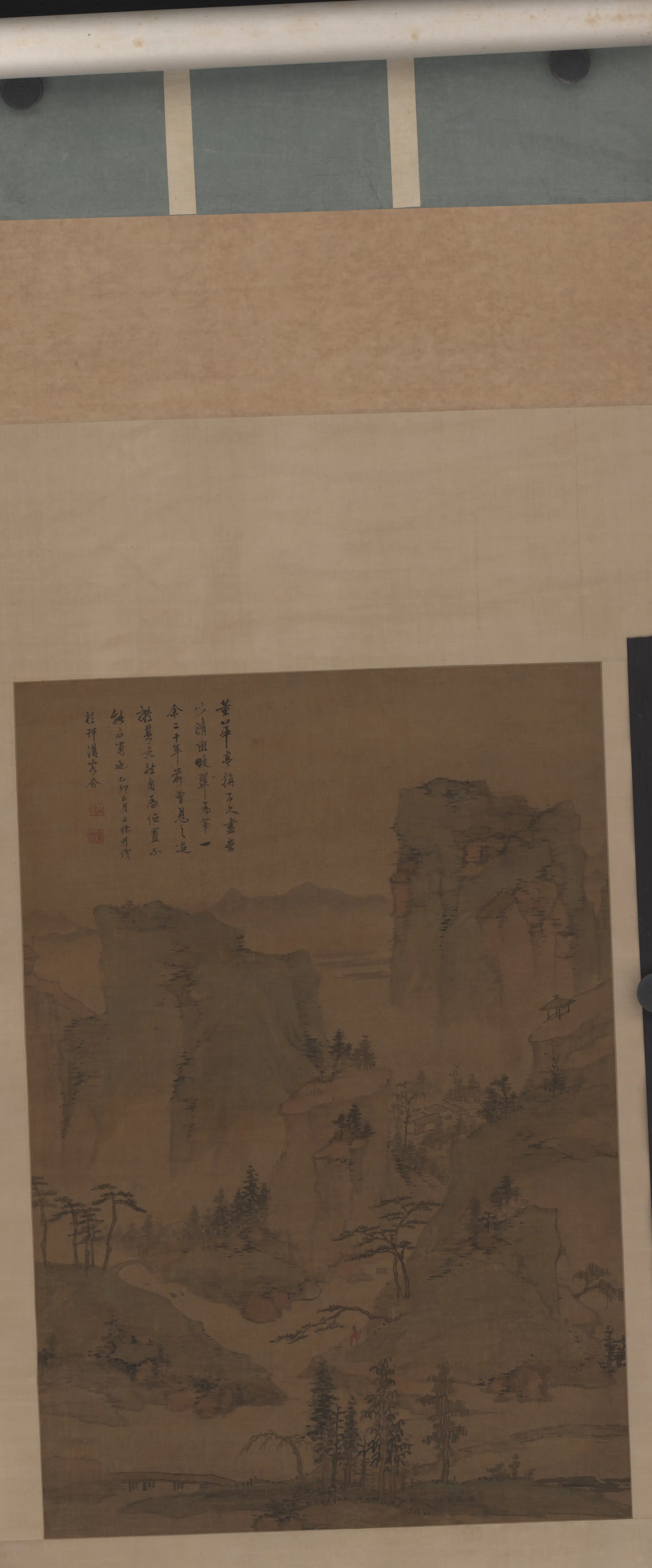 清代【查士标】《晴峦暖翠图2》 第1张