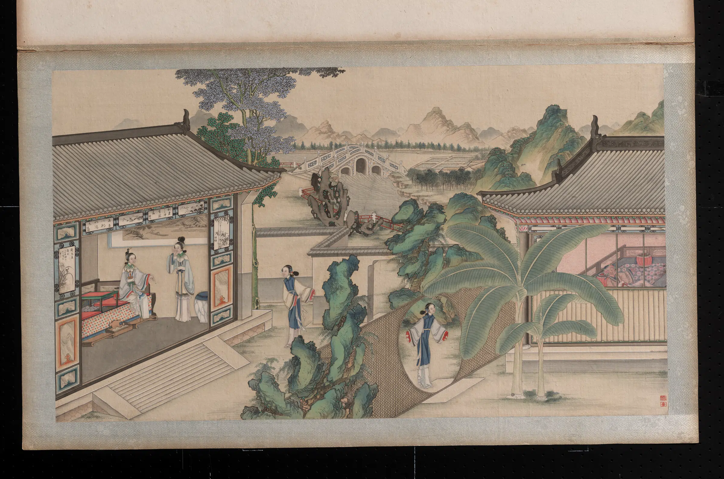 【孙温】《红楼梦画册第一版-刘老老醉卧怡红院》 第1张