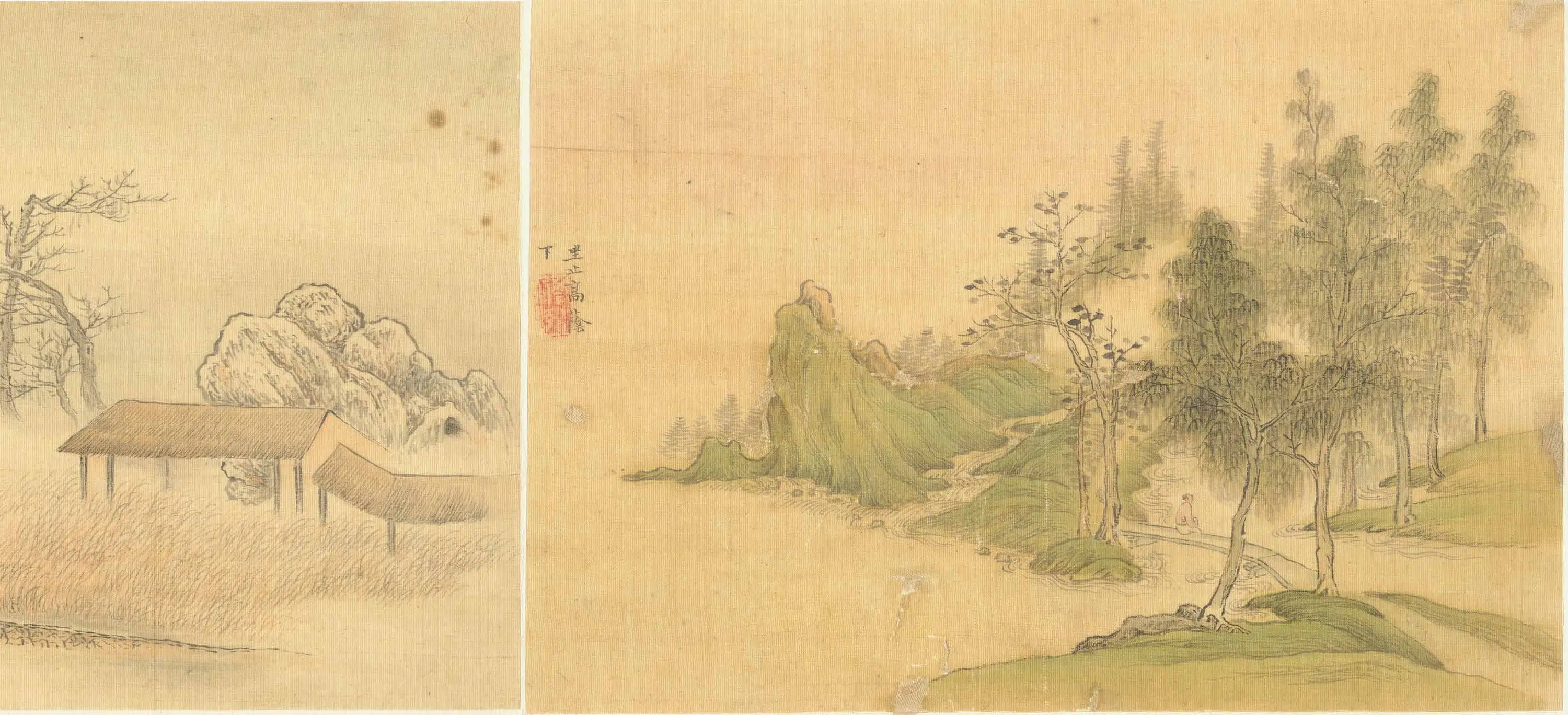 明朝【邵弥】《渊明诗意图册》 第4张 明朝【邵弥】《渊明诗意图册》 第4张