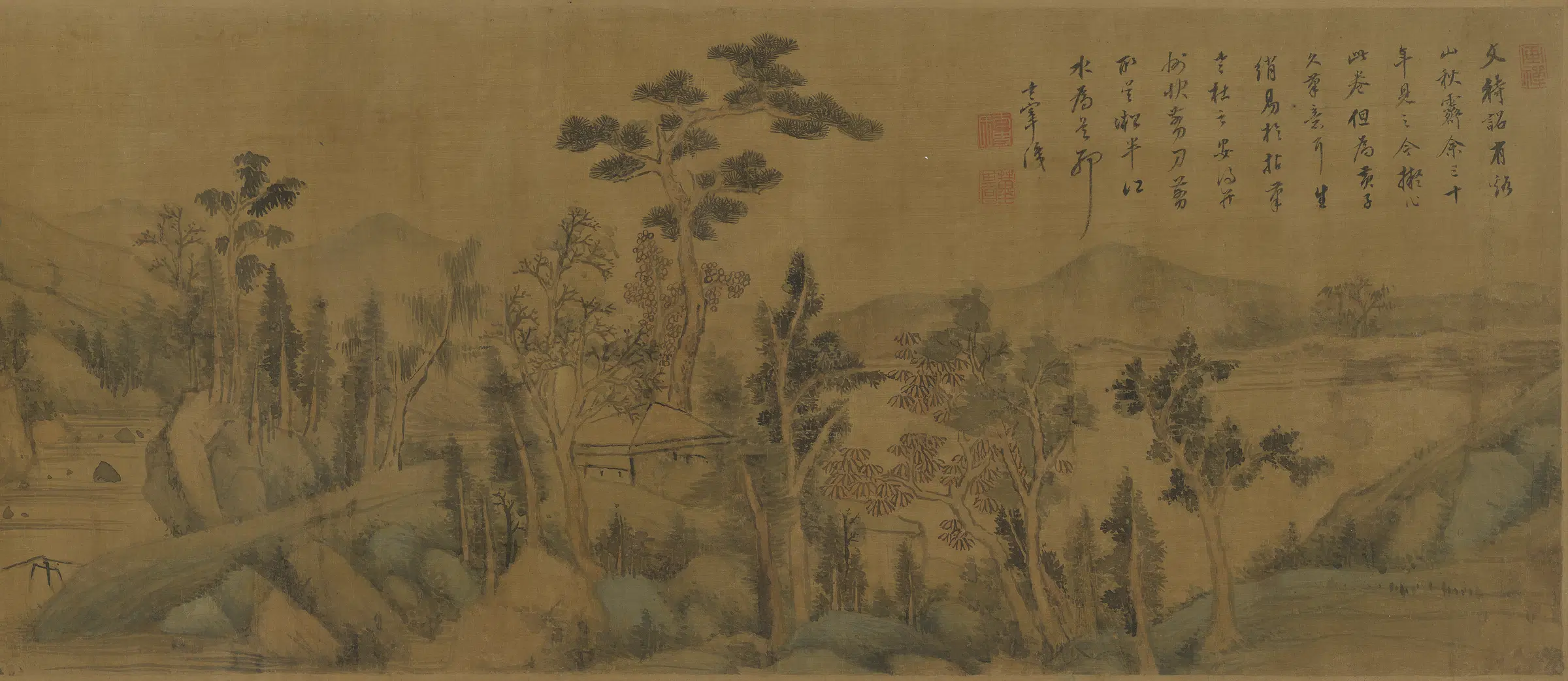 近代【董其昌】《山水图手卷》 第3张