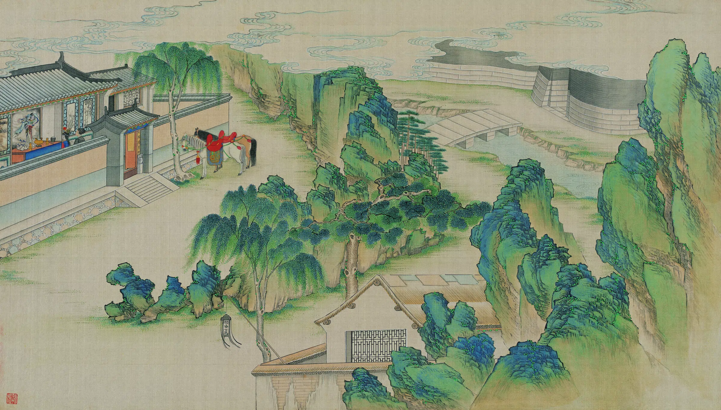 【孙温】《红楼梦图册第二版高清-42-43不了情暂撮土为香》 第1张 【孙温】《红楼梦图册第二版高清-42-43不了情暂撮土为香》 第1张