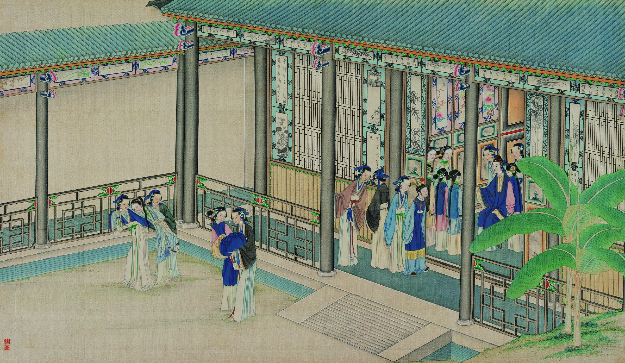 【孙温】《红楼梦图册第二版高清-77俏丫鬟抱屈夭风流》 第1张