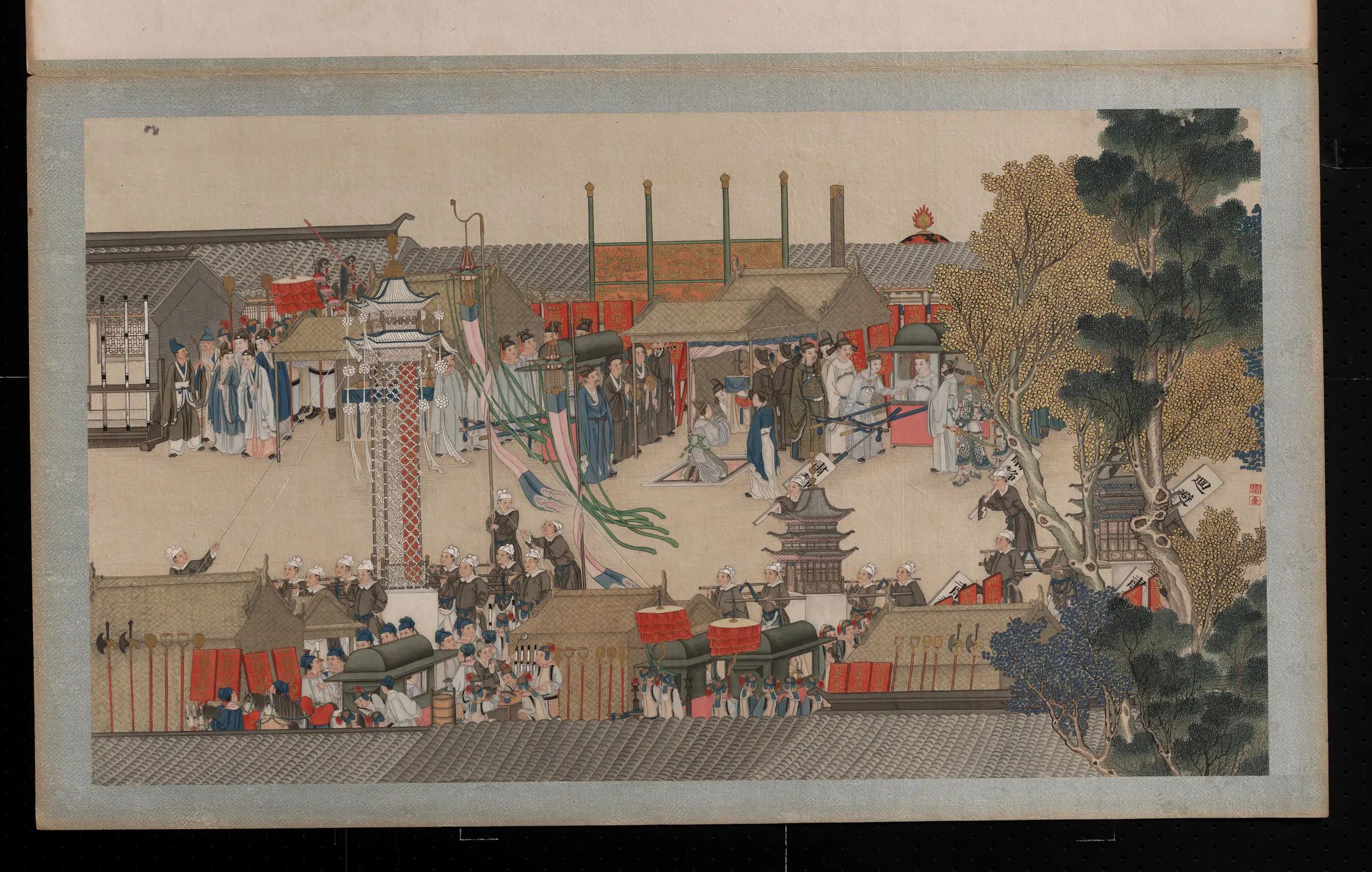 【孙温】《红楼梦画册第一版-宁国府秦可卿开囊》 第1张