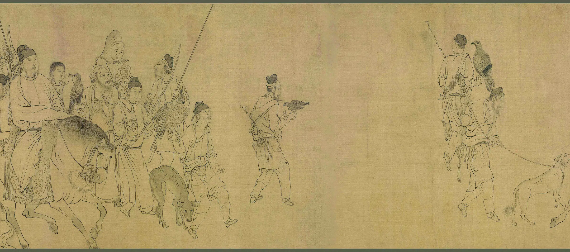 宋朝【李公麟】《西岳降灵图卷(绢本)》 第8张 宋朝【李公麟】《西岳降灵图卷(绢本)》 第8张