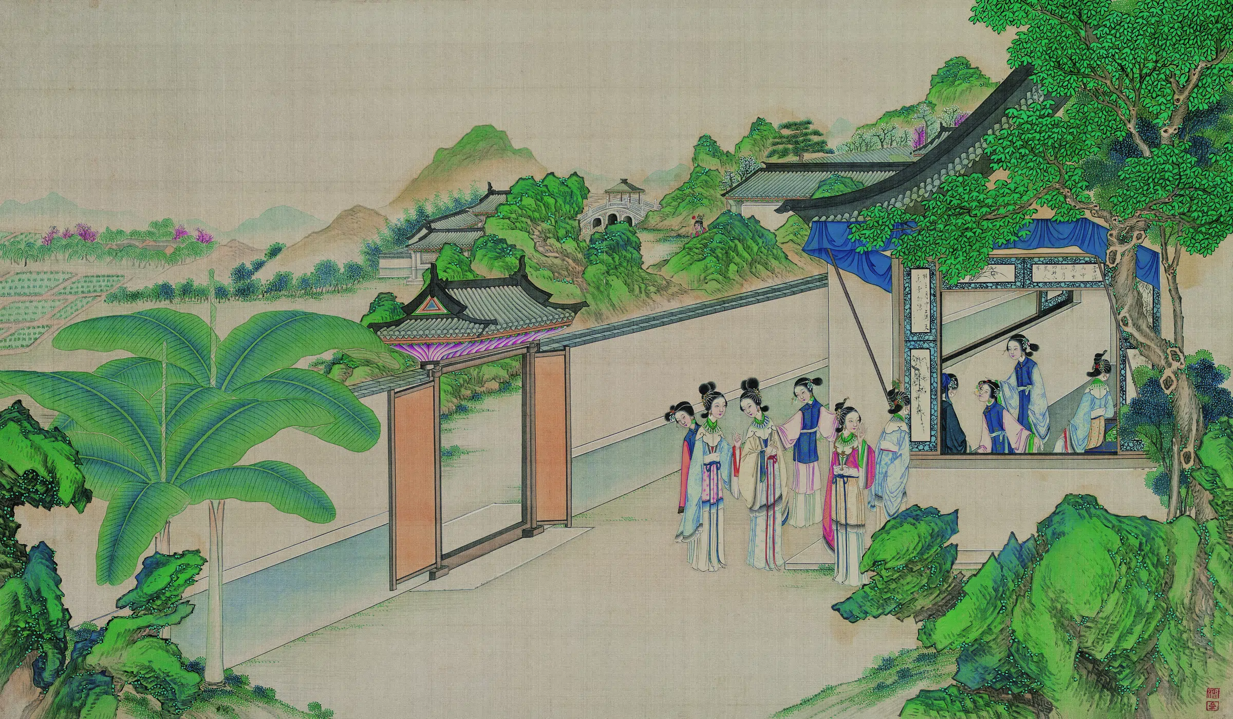 【孙温】《红楼梦图册第二版高清-73-74痴丫头误拾绣春囊》 第1张