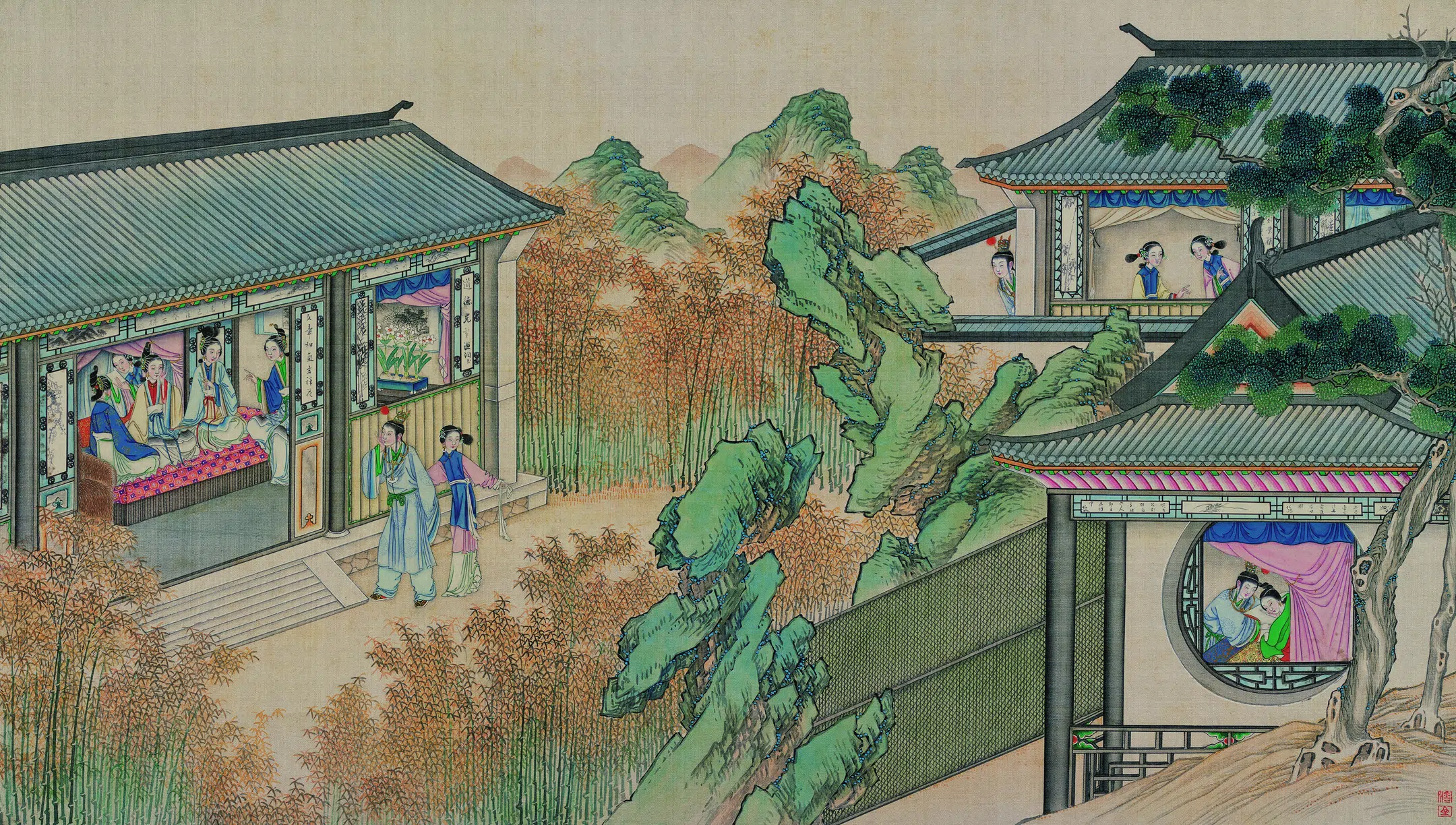 【孙温】《红楼梦图册第二版高清-51-52薛小妹新编怀古诗》 第1张