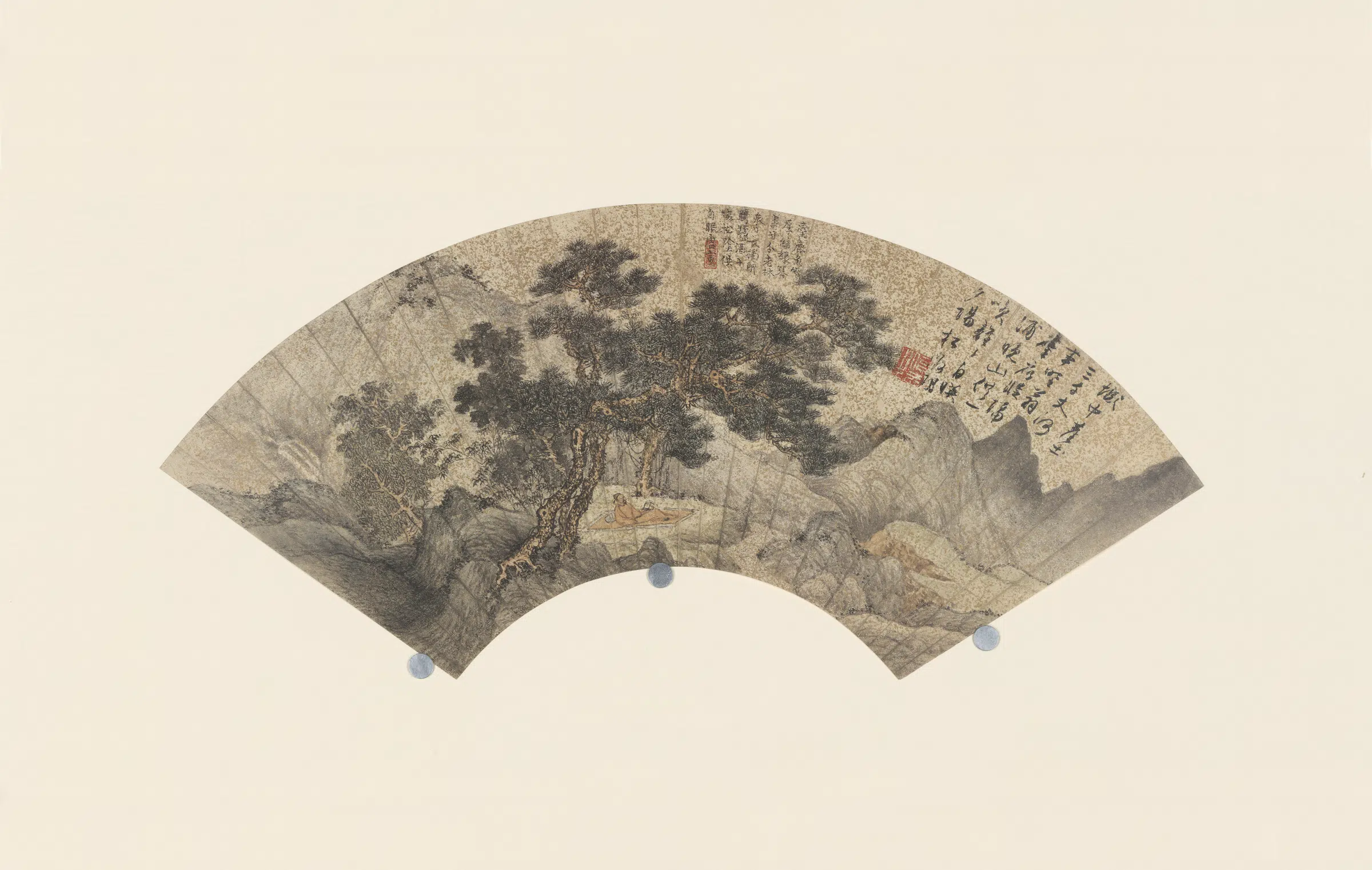 明朝【唐寅】《扇面画选》 第4张