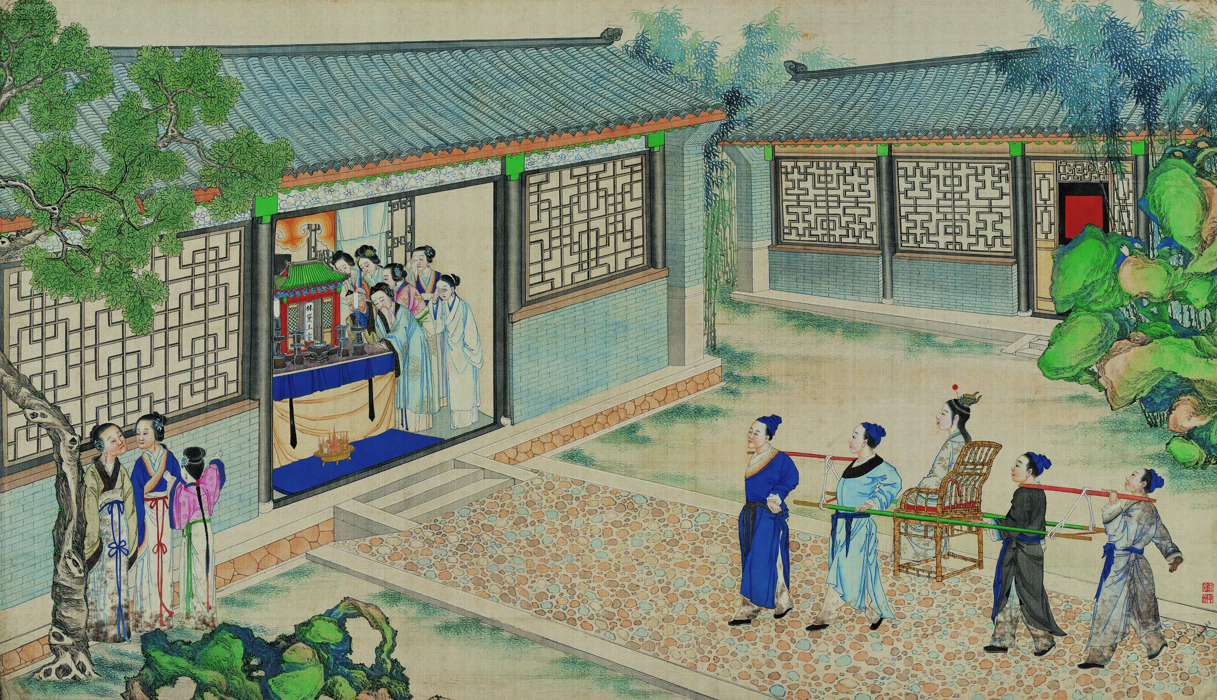 【孙温】《红楼梦图册第二版高清-98-99病神瑛泪洒相思地》 第1张 【孙温】《红楼梦图册第二版高清-98-99病神瑛泪洒相思地》 第1张